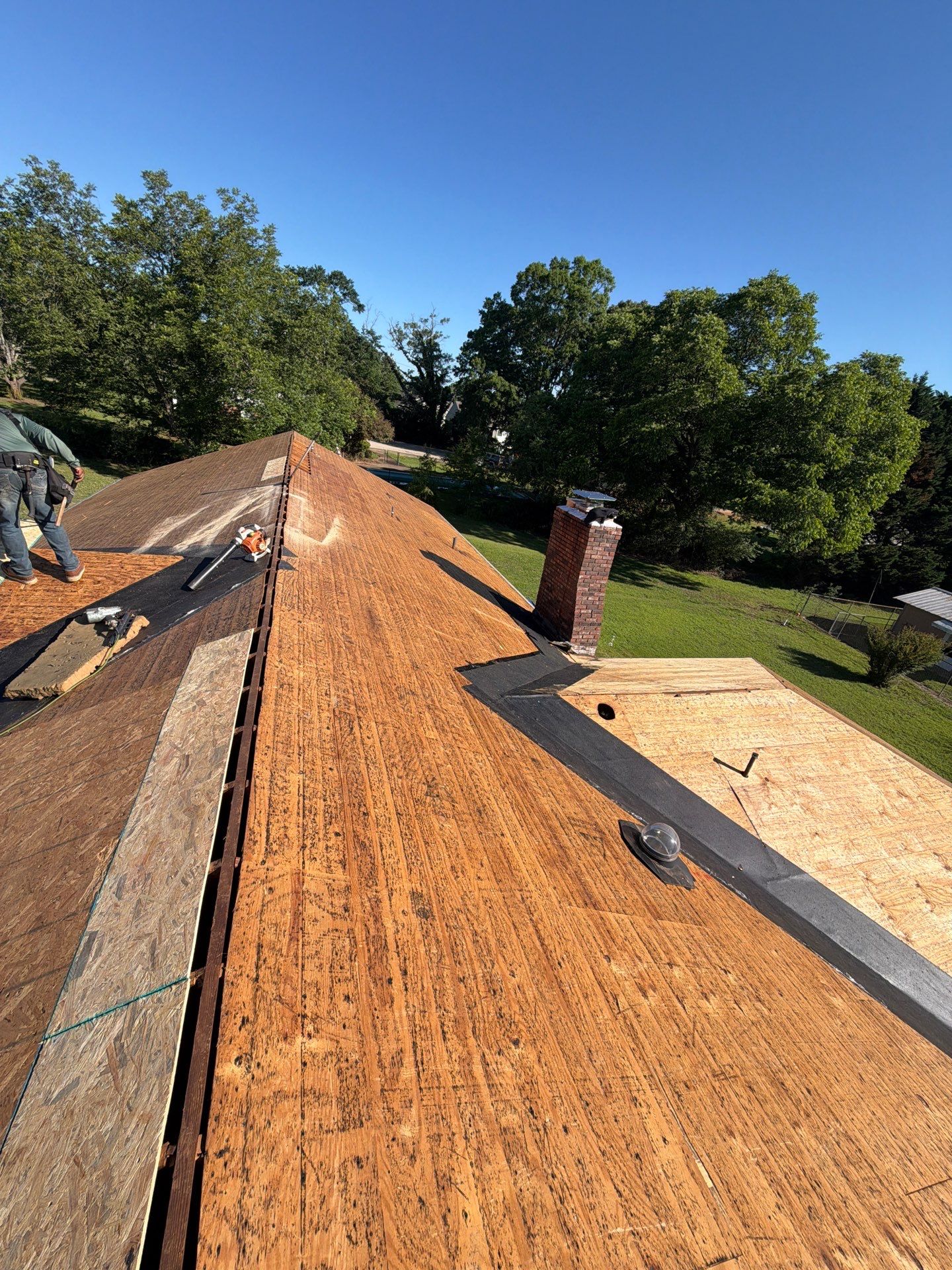 29-Gauge Metal Roof Installation in Piedmont, SC | Gallery Blue Tuff Rib Steel Roofing by Roofers LLC
