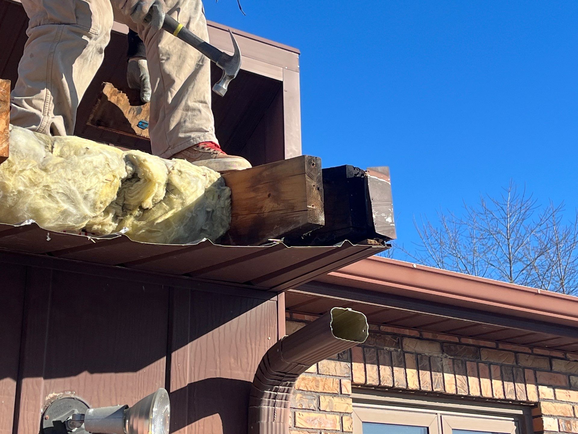 Residential Roofing Repair using GAF Timberline HDZ Barkwood by Nitro Roofing and Construction