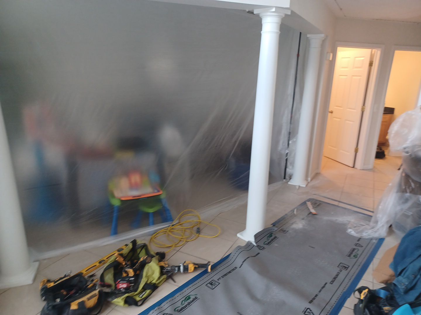 Project in West Bloomfield by EzDry Water Mitigation & Property Restoration