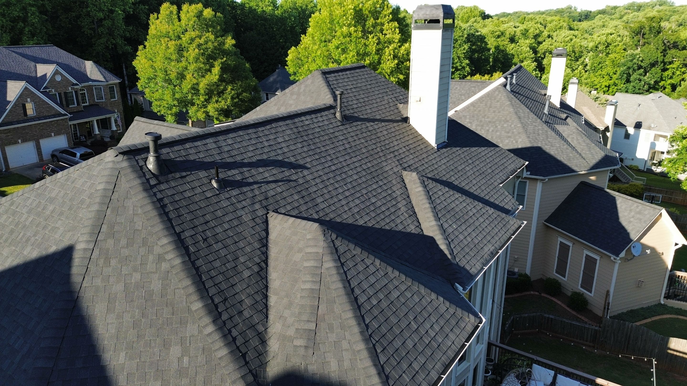 Cumming, GA Roof Replacement CertainTeed Landmark Pro Max Def Charcoal Black by Reset Roofing