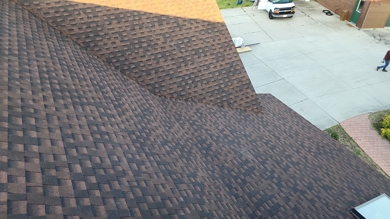 Residential Roofing Installation using GAF timberline HDZ shingles by Gellings Roofing & Siding