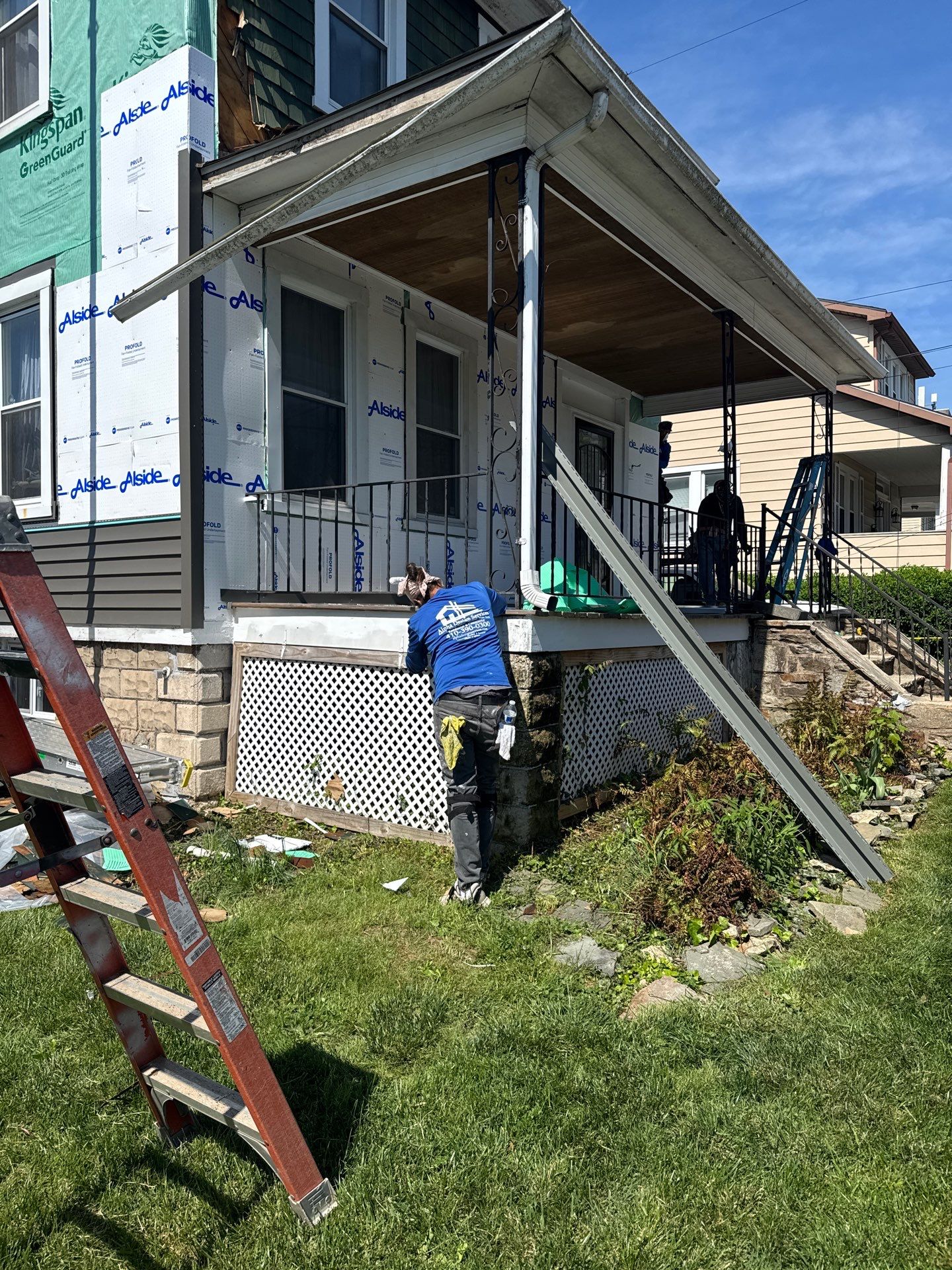 New siding & New Gutters by Alpha Design Services