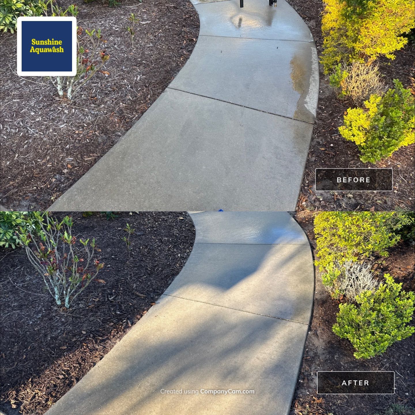 Driveway & Concrete Cleaning – River Sound Community, Bradenton, FL by Sunshine AquaWash