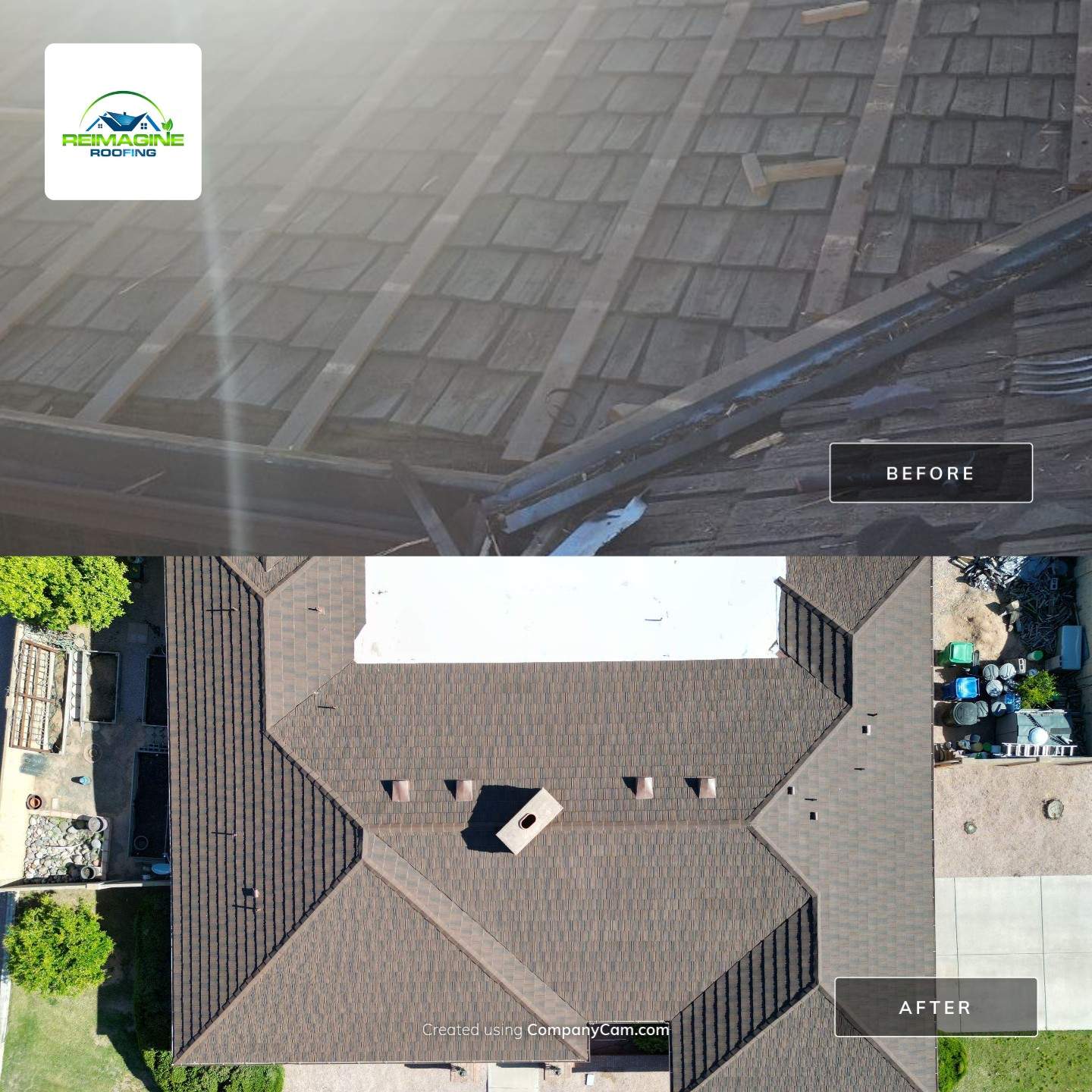 Barkwood Stone Coated Steel by Reimagine Roofing