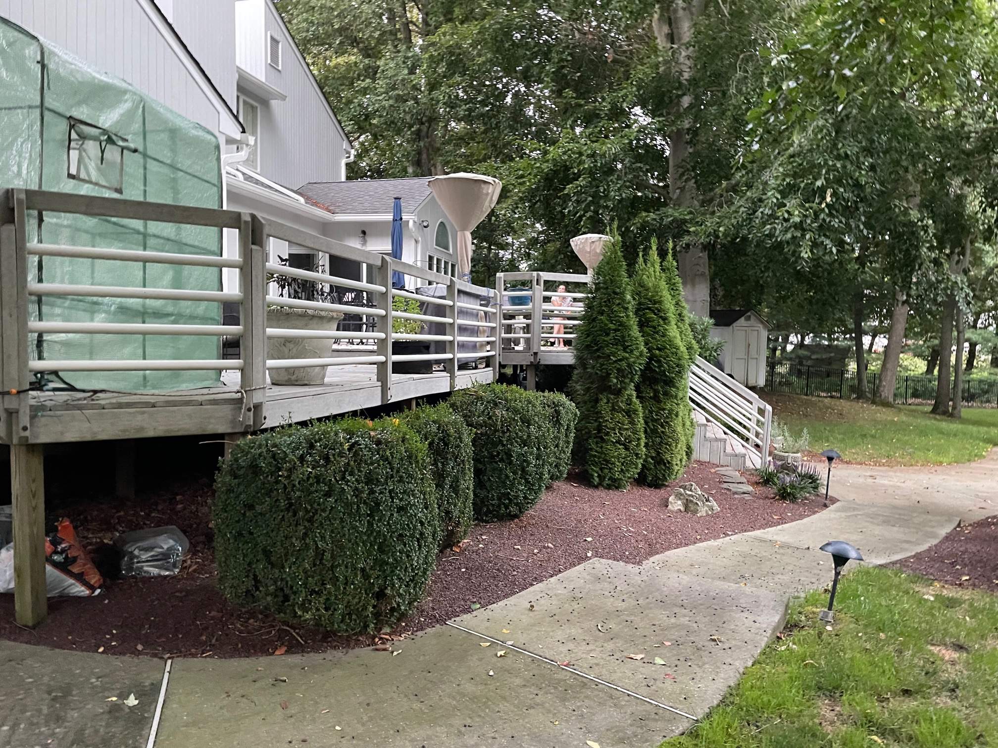 New Deck with Porch In Marlboro by deck guardian