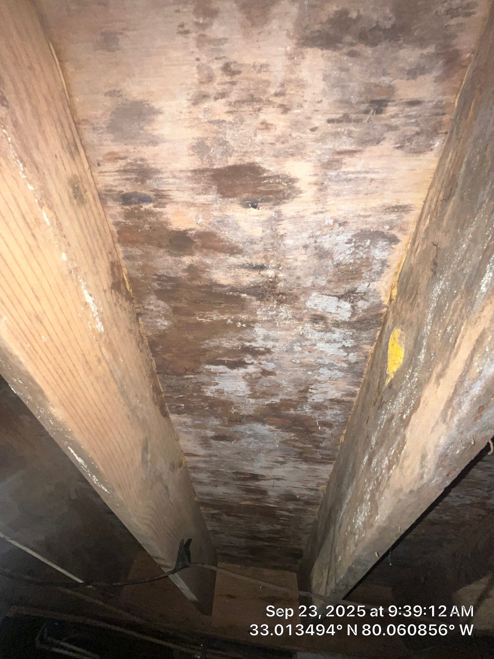 Crawlspace remediation & encapsulation with ductwork replacement by EAS Environmental, LLC.