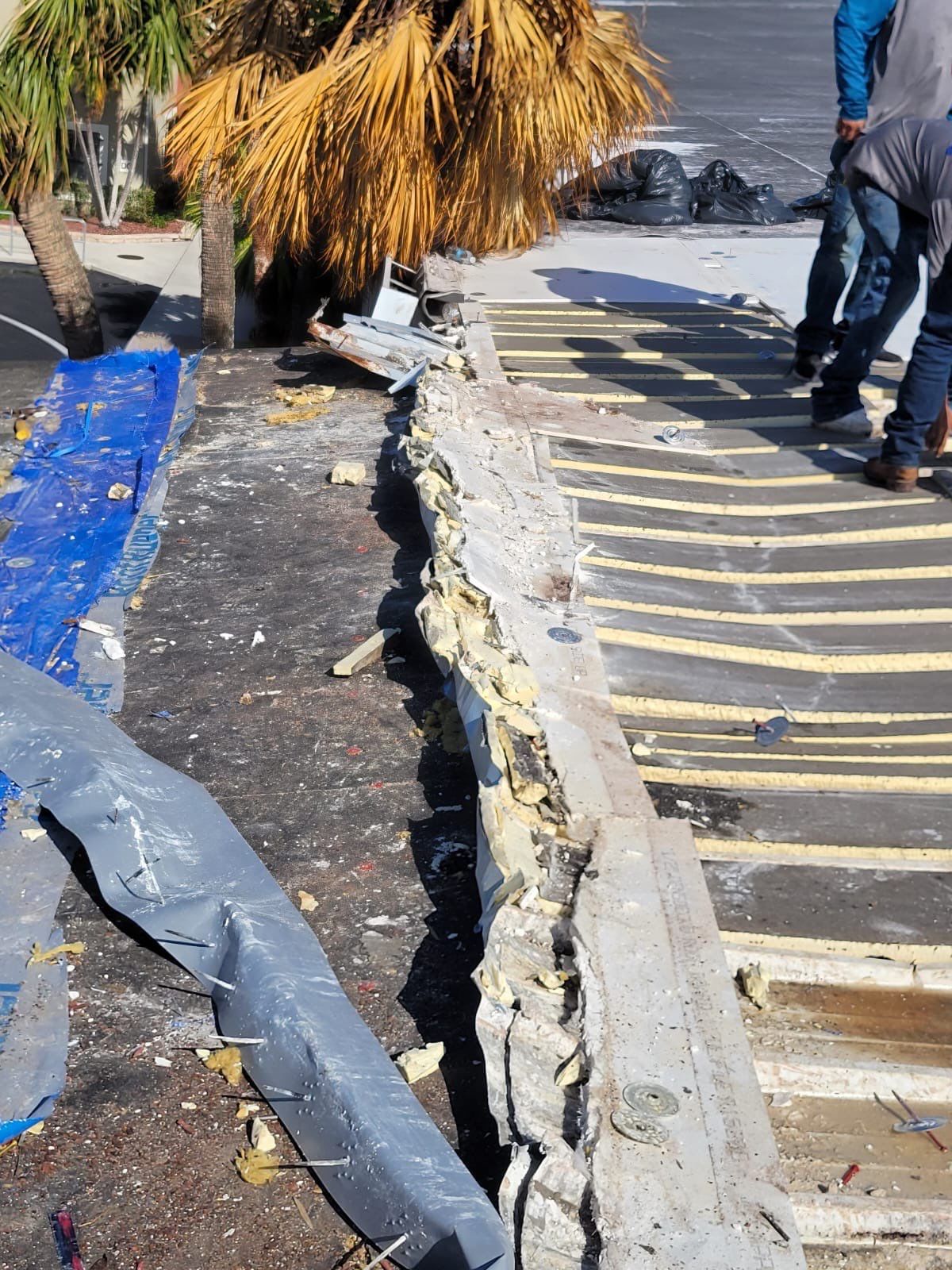 Emergency Repair on School from Storm Damage by Four Peaks Roofing