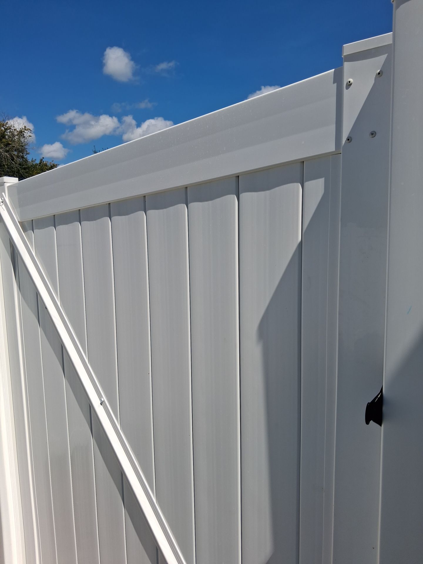 Residential Vinyl Privacy Fence Installation in Port Charlotte by True Fence LLC