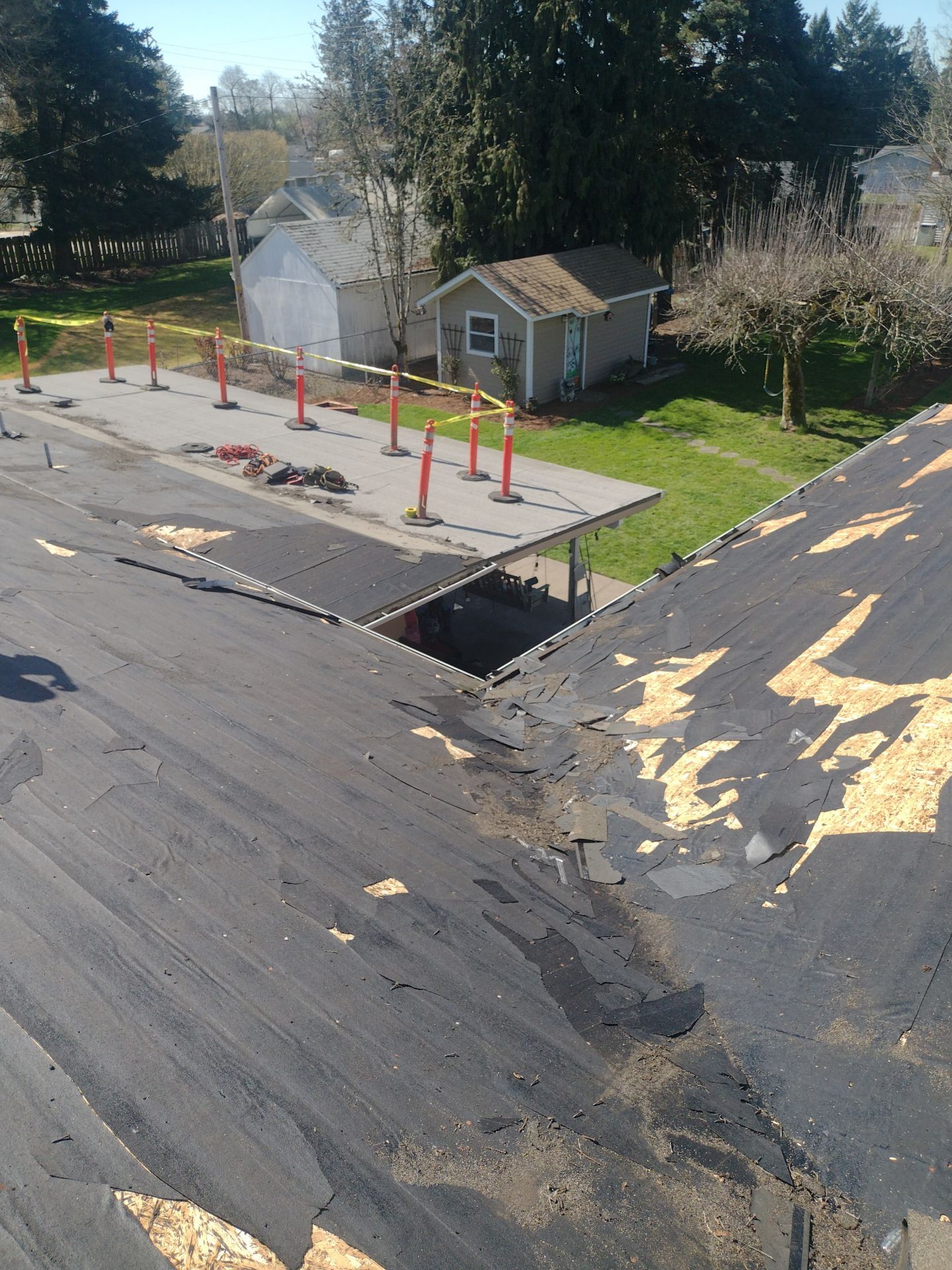 Residential Roofing Installation using IKO Dynasty (Color: Granite Black) by Orezona Building & Roofing Company, Inc.