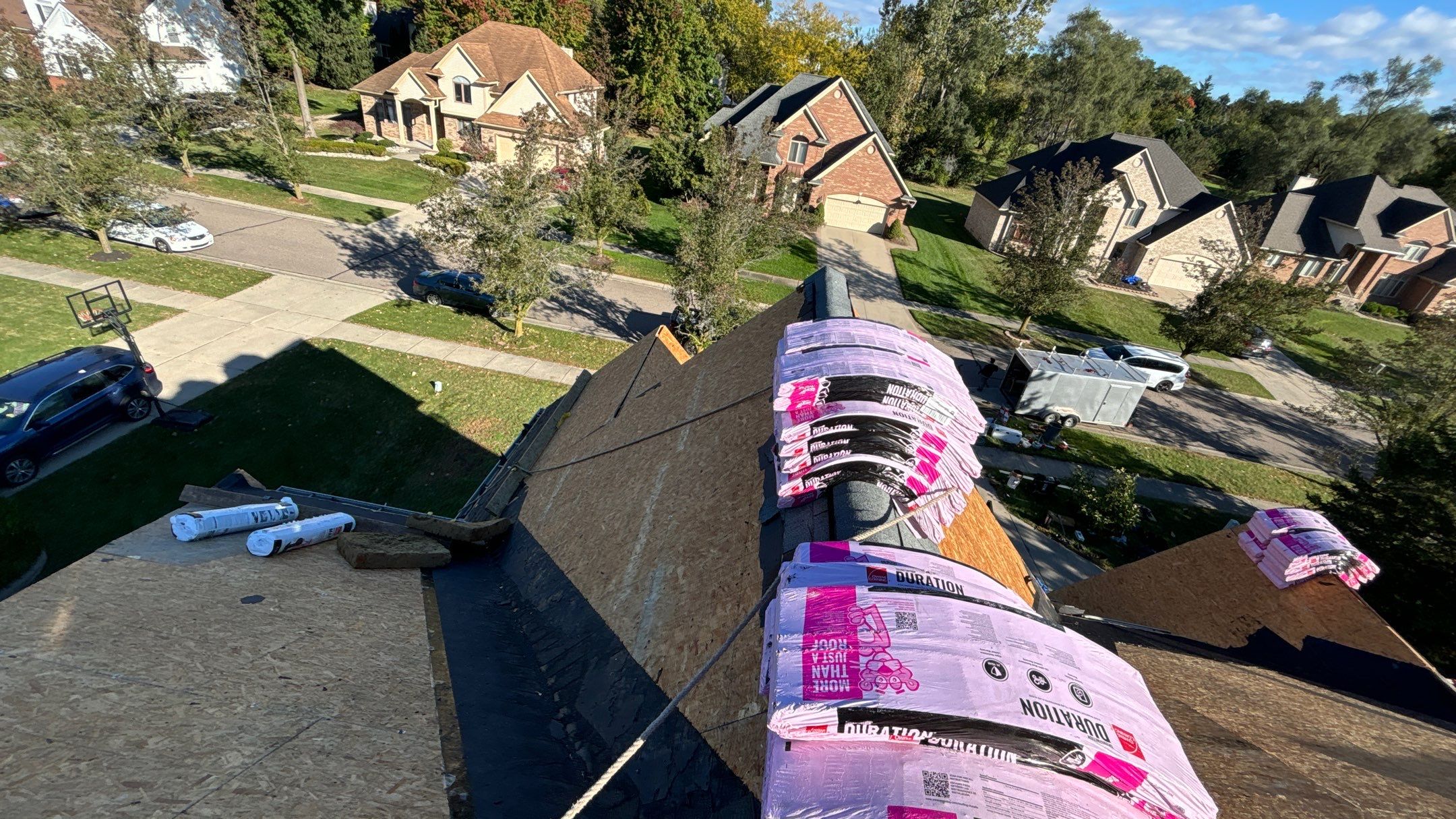 Roof Replacement using Owens Corning Duration by 180 Contractors