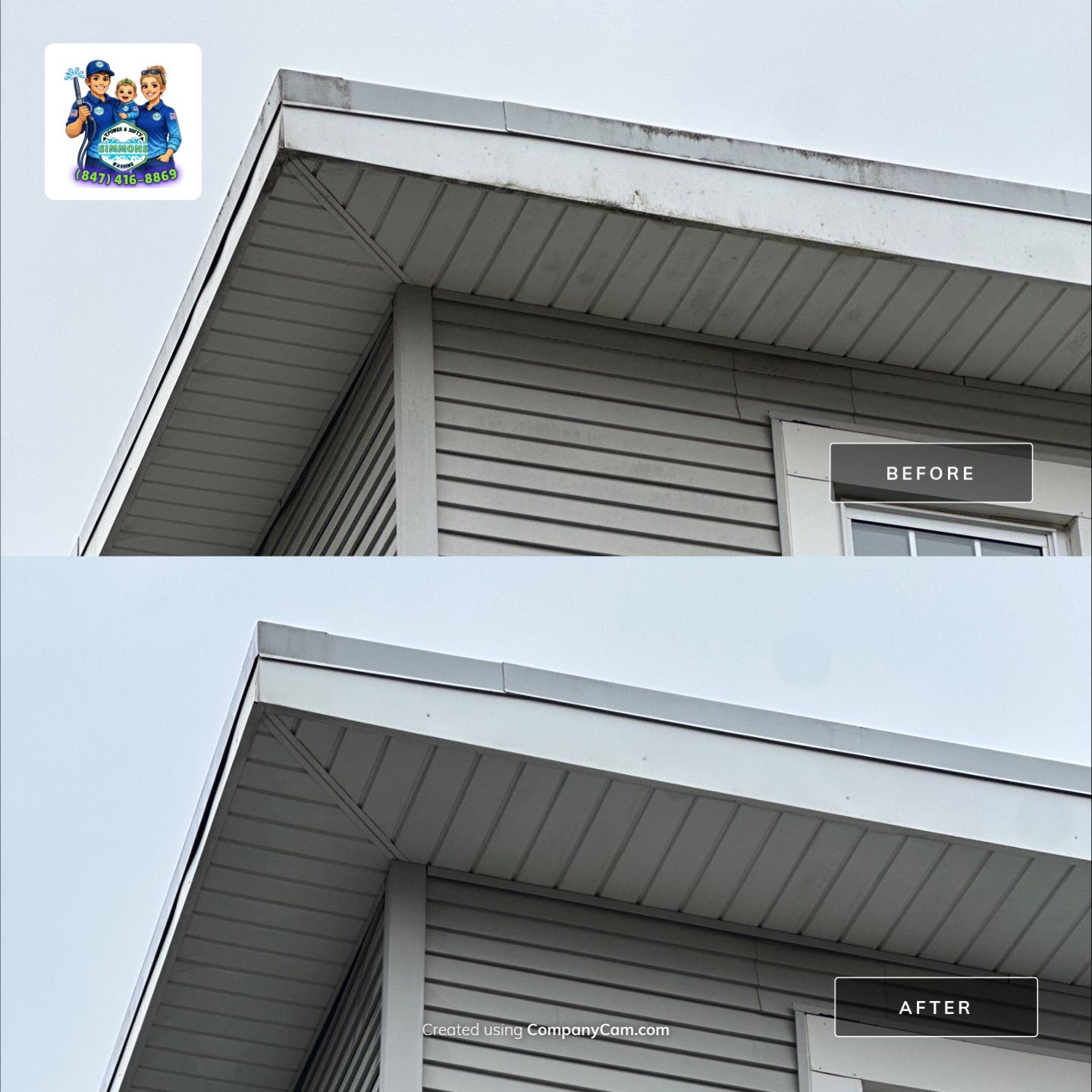 Project in Hinsdale by Simmons Power & Soft Washing