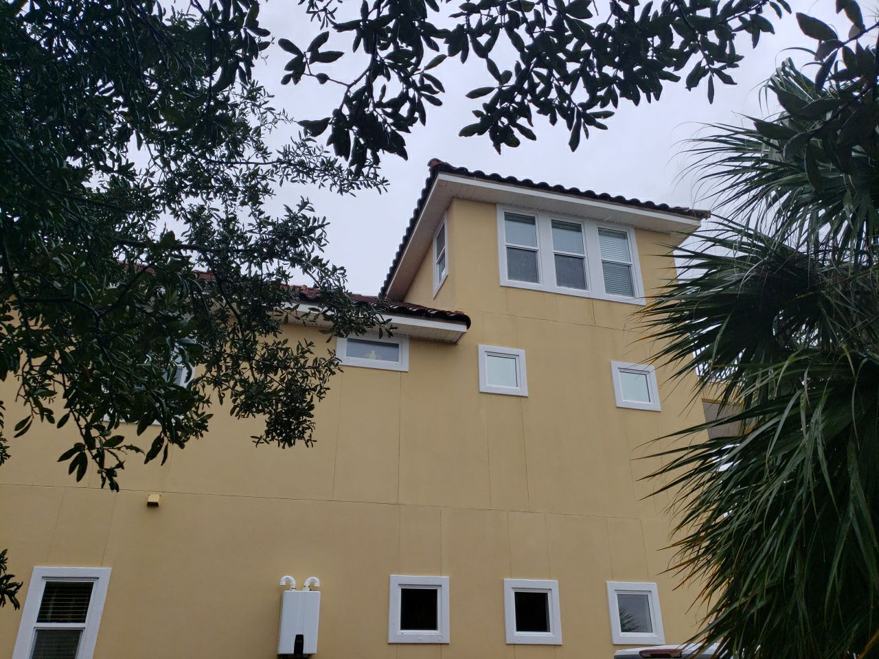 Three-Story Home Gutter Installation using K-Style Seamless Gutters by Gutter Professors