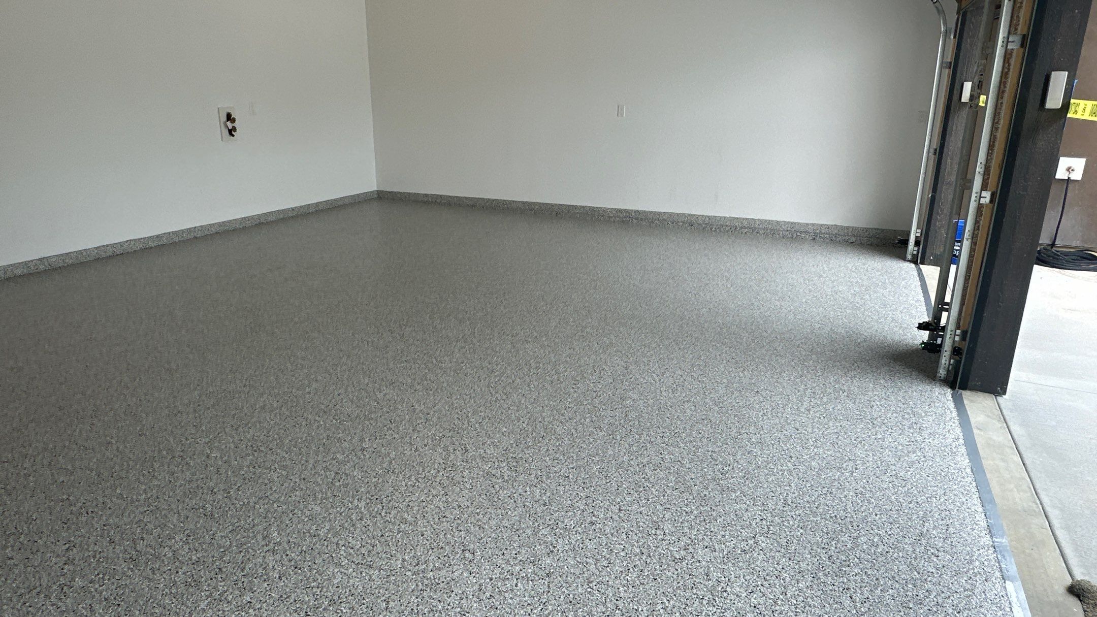 Check out the difference a floor can make  by Banner Garage