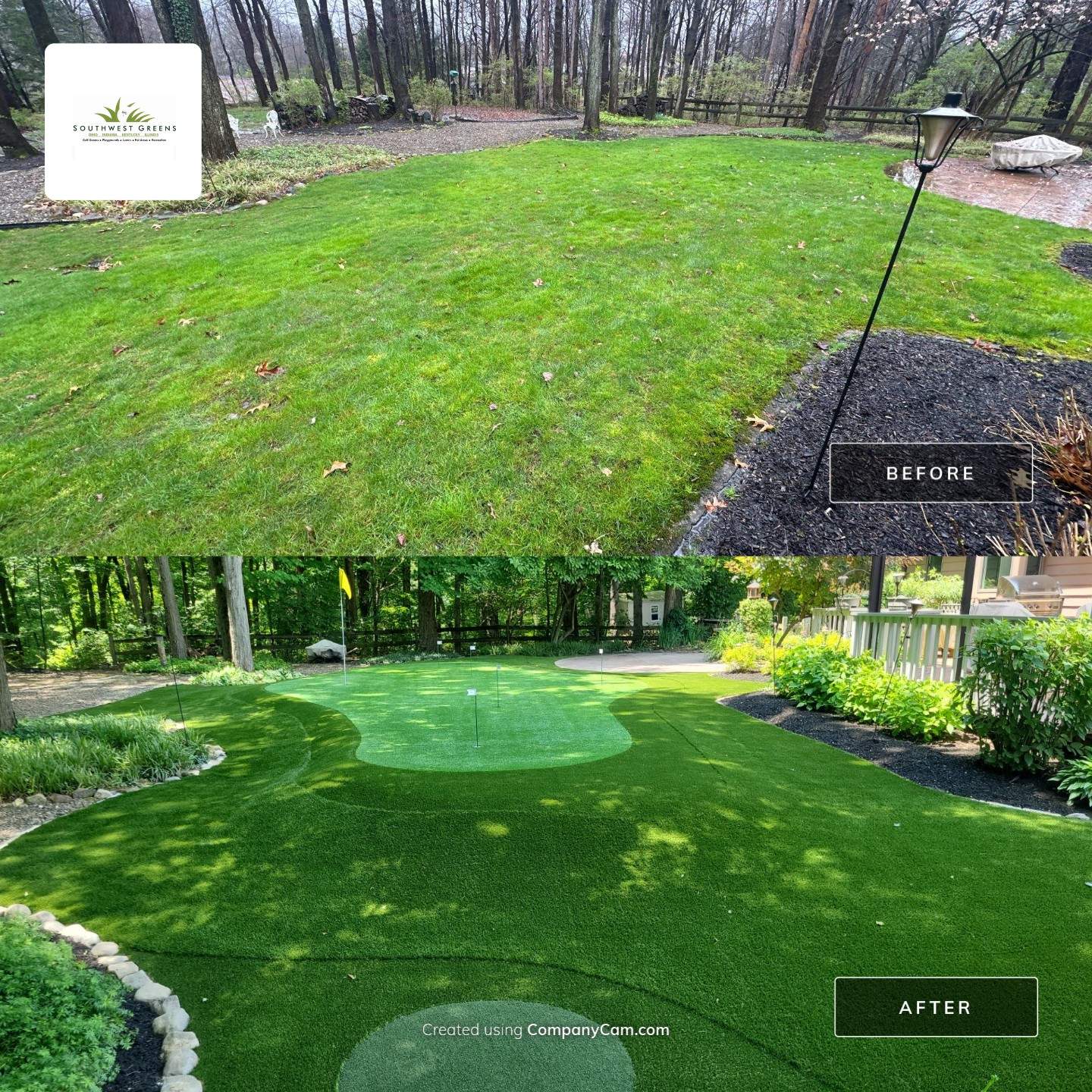 Project in Brecksville by Southwest Greens of Ohio