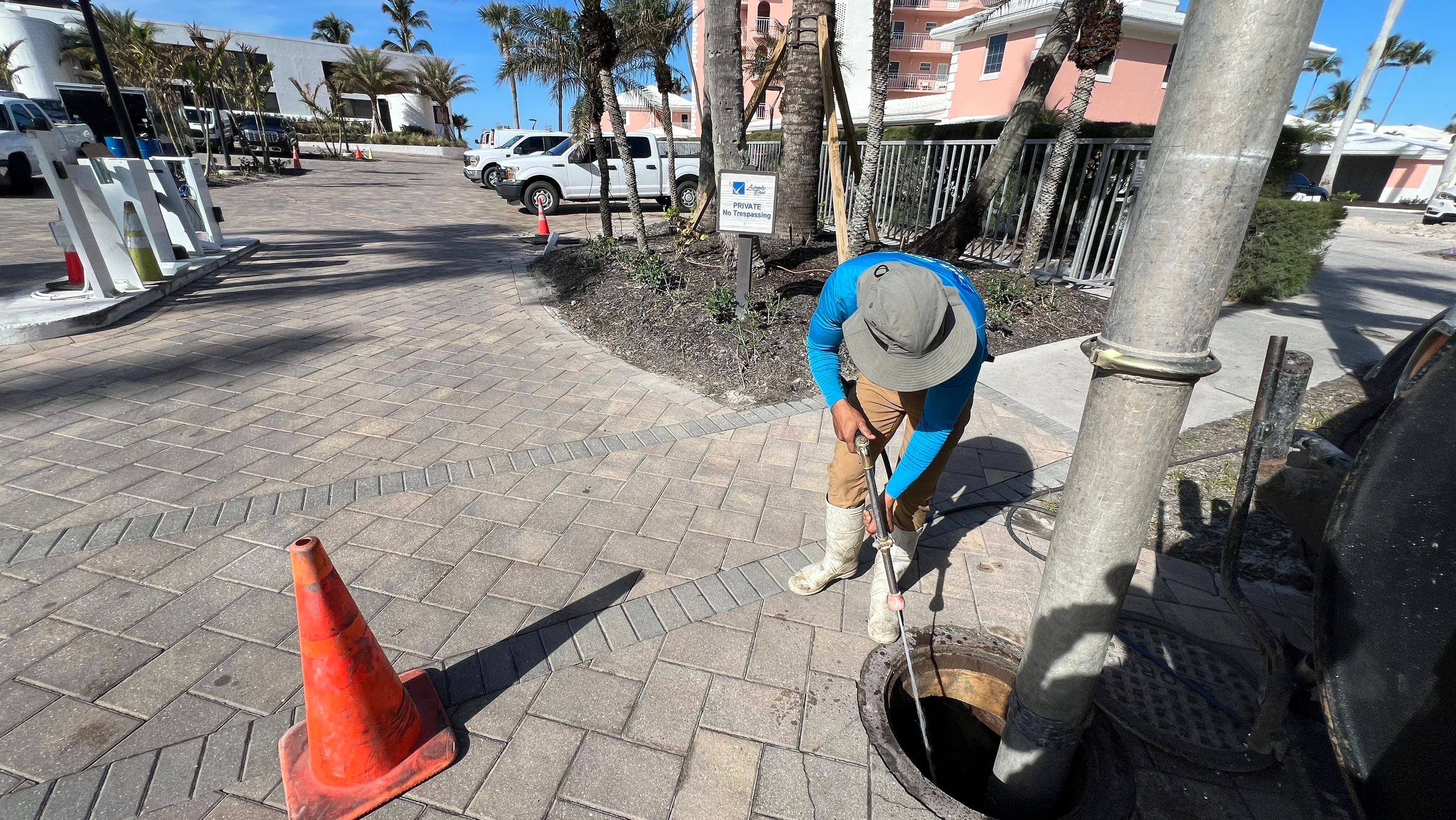 Naples Condo Complex Stormwater System Maintenance and Hurricane Cleanup by Don Mar, Inc. Storm Water Solutions