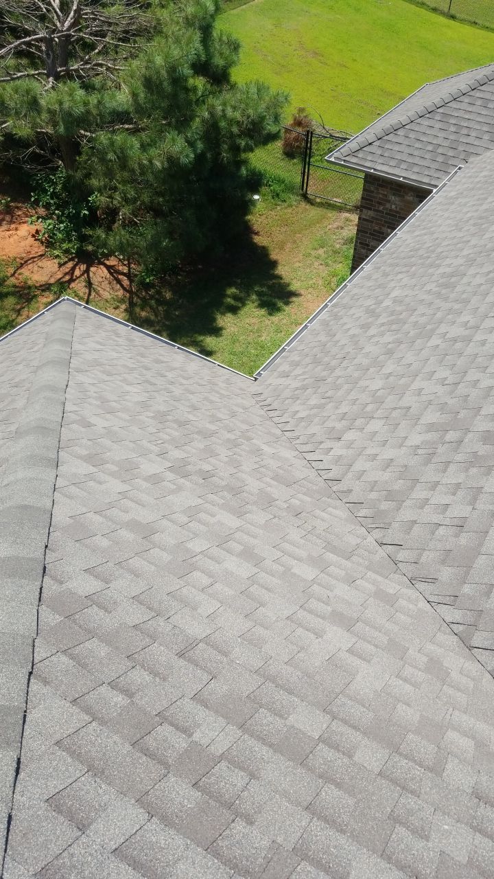 Reroof using GAF HDZ Weathered Wood by Castillo Roofing