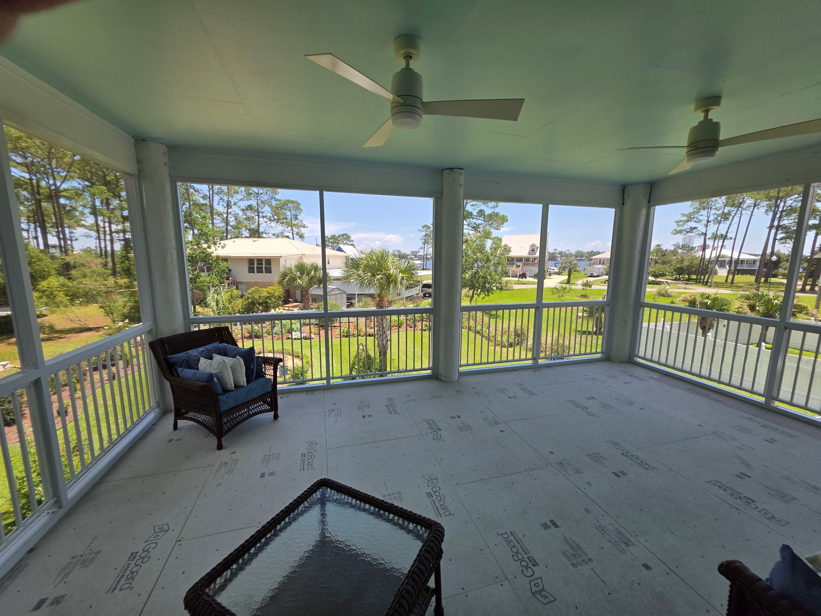 Elevated Screen Room by Titan Sunrooms