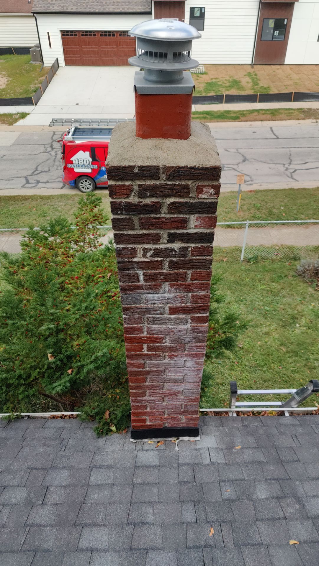 Roof Replacement using Owens Corning Midnight Plum by 180 Contractors