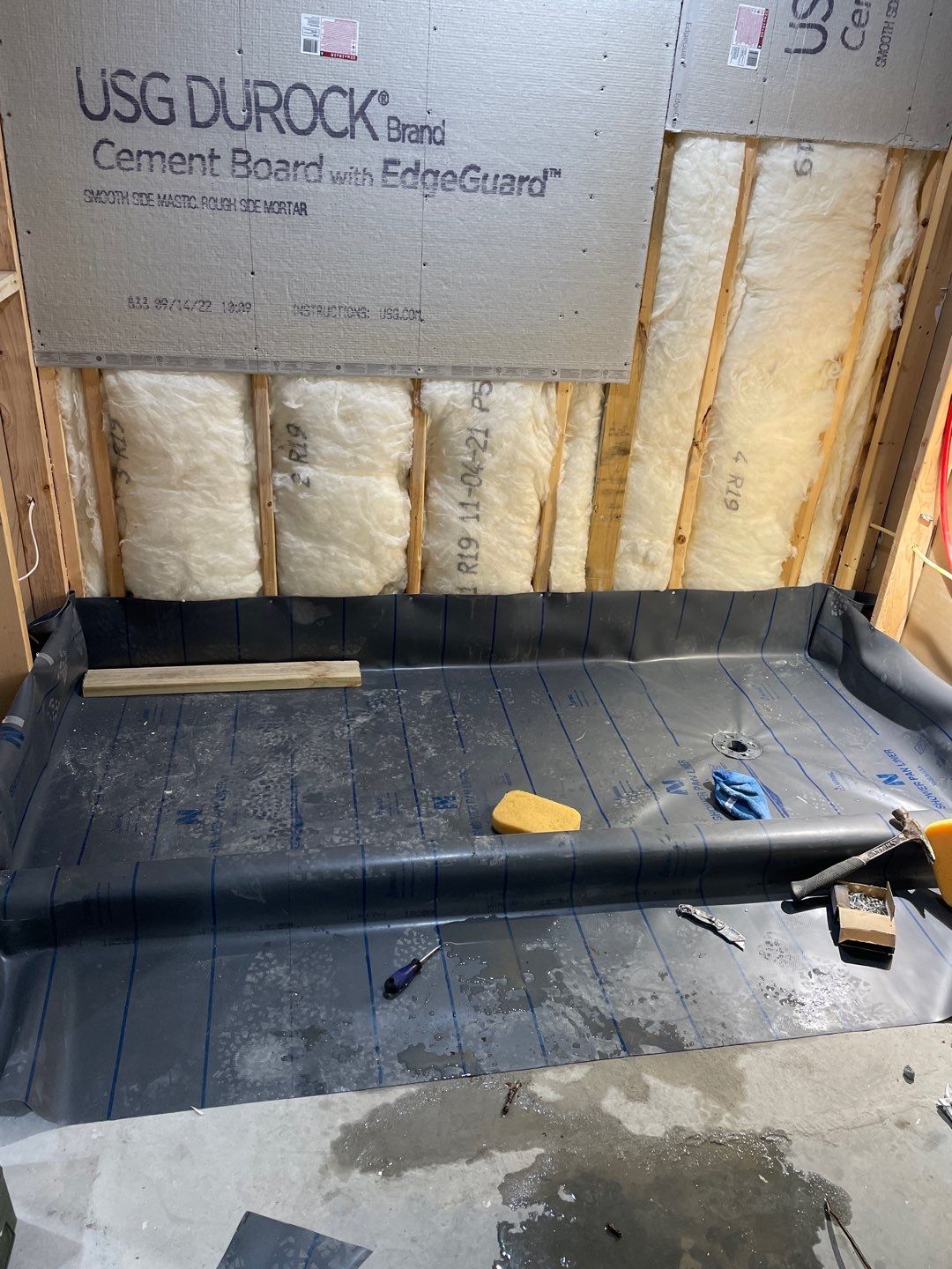 Rain Glass Shower by Footprints Floors of East Atlanta