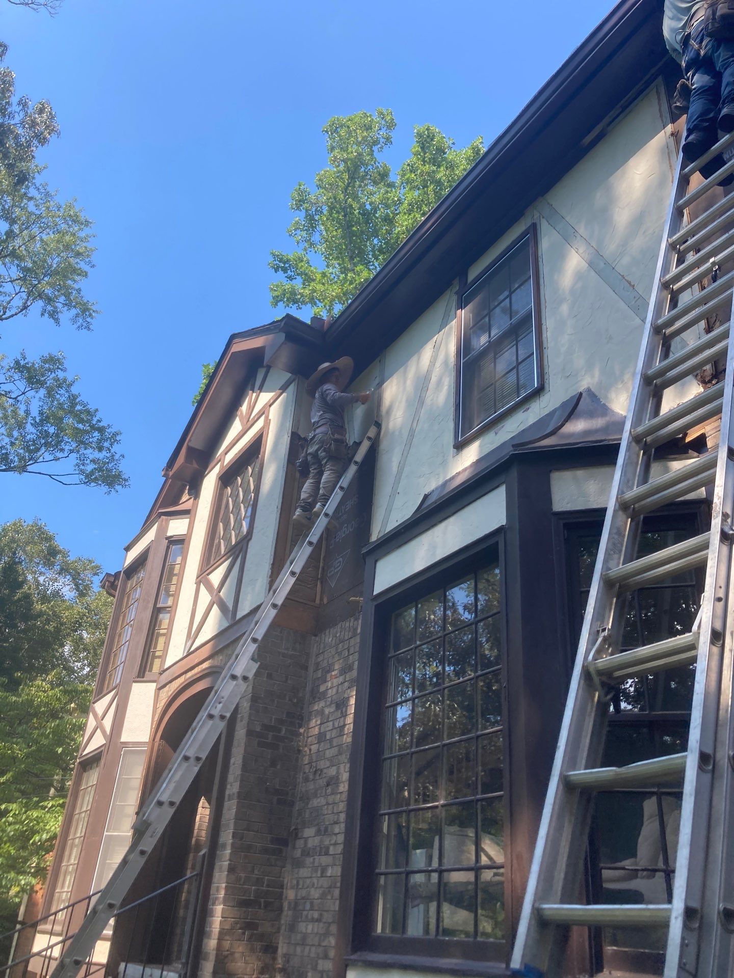 Stucco Replacement and Exterior Painting in Peachtree Corners, GA by Nelson Exteriors