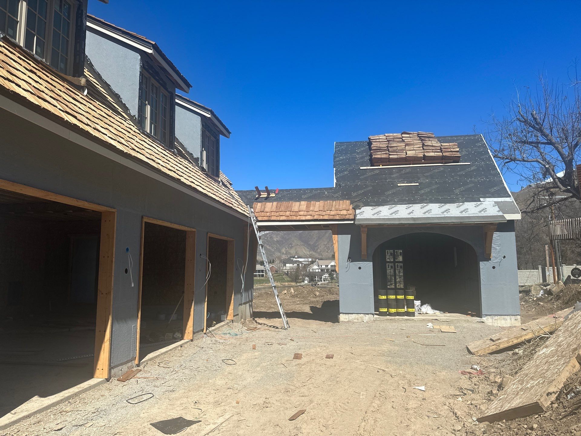 Project in Mapleton by Master Rain Gutters.