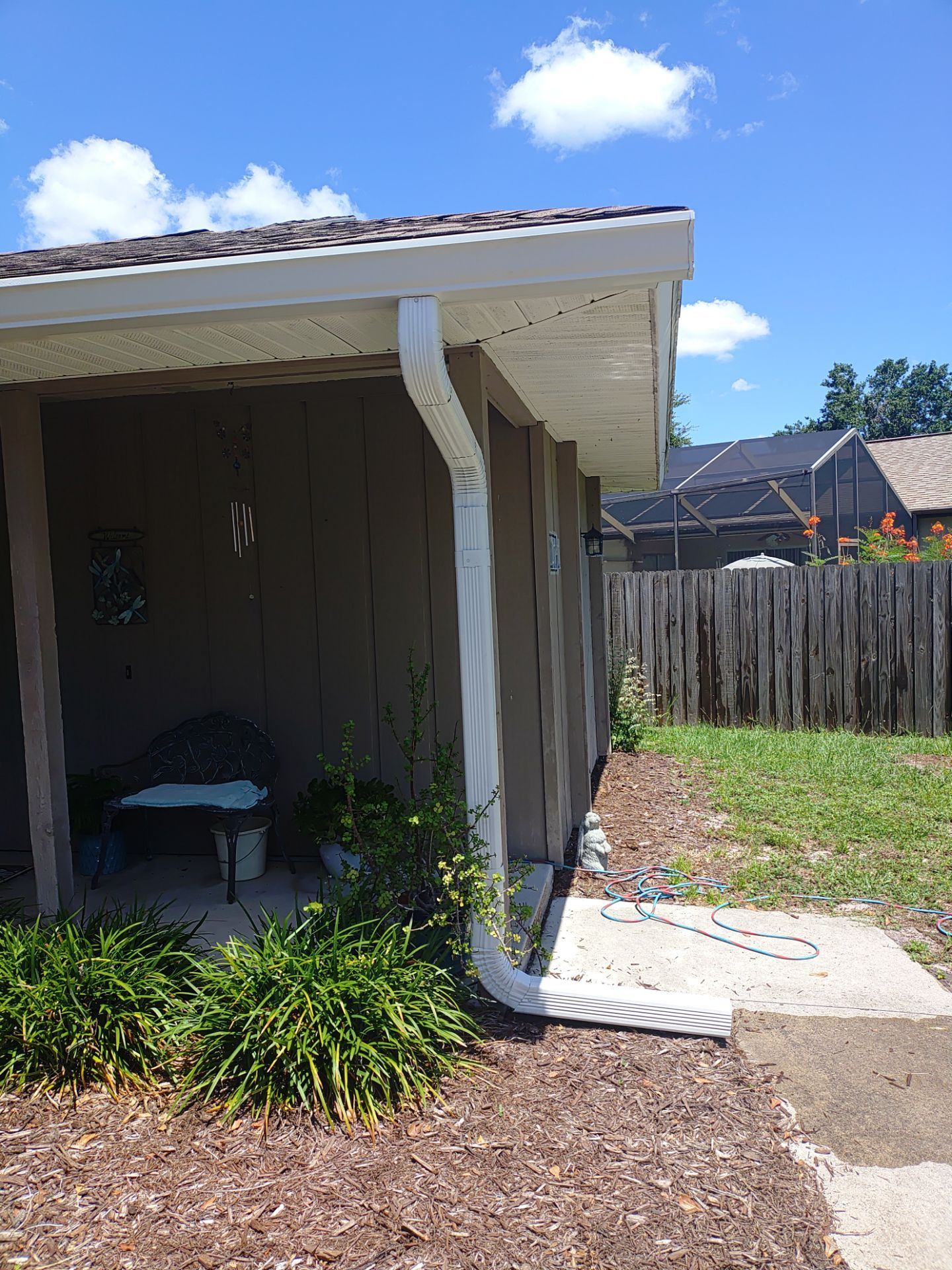 K-Style Gutter Installation in Sarasota FL by Gutter Professors