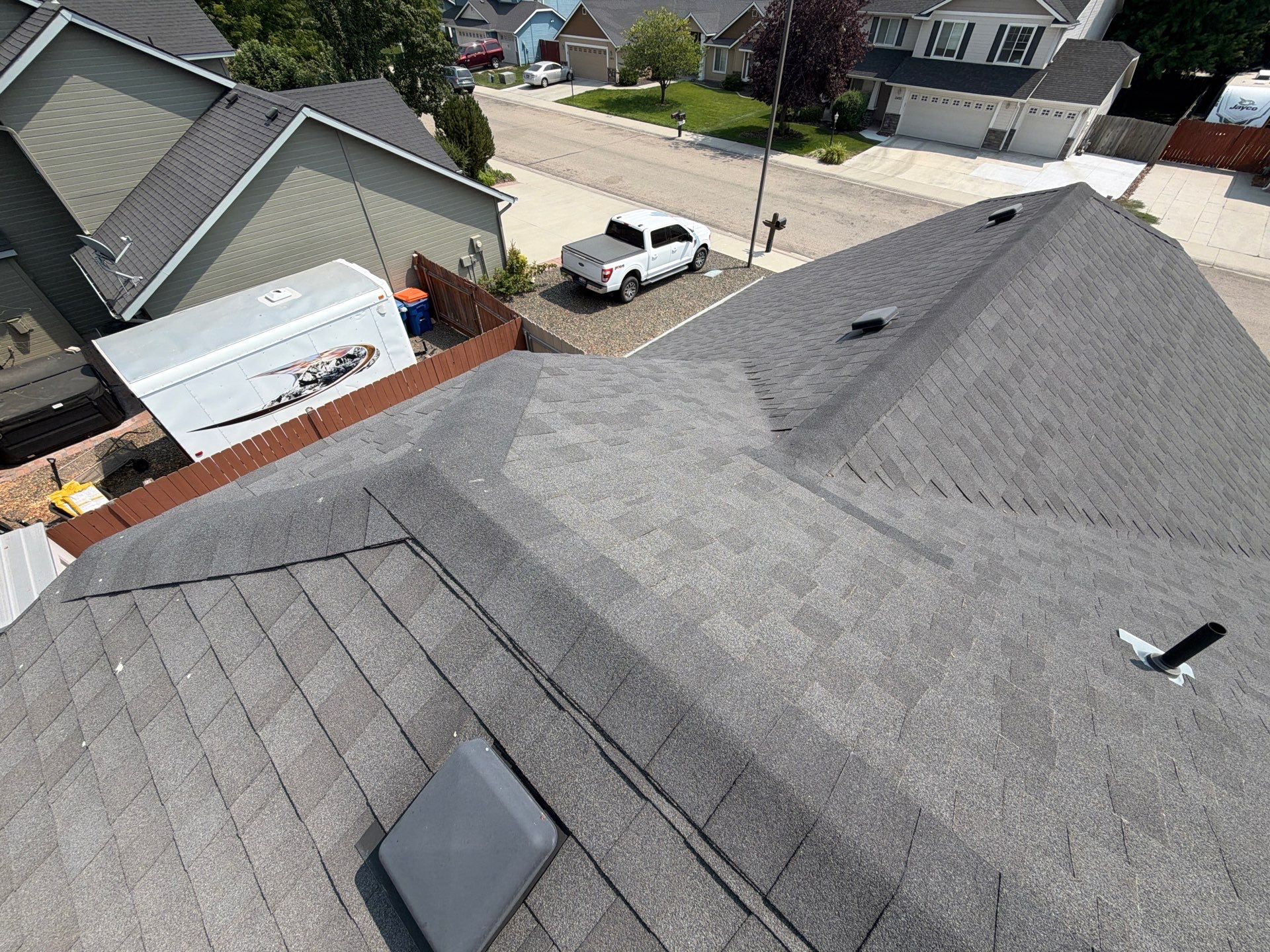 Residential Architectural Shingle Roof Replacement in Boise Idaho by Olive Roofing