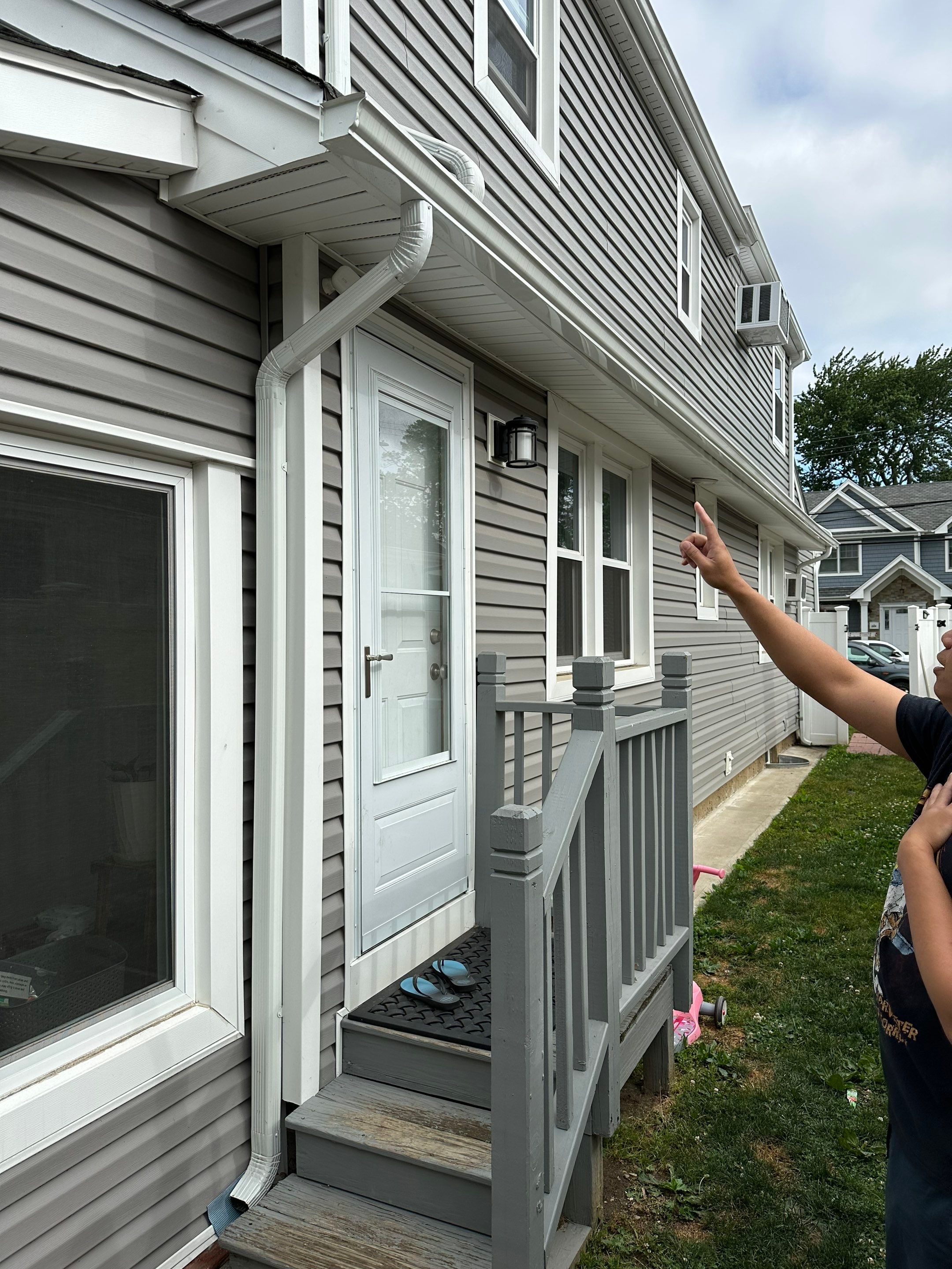 Gutter Reconfiguration. Oceanside New York by Above All Gutters 