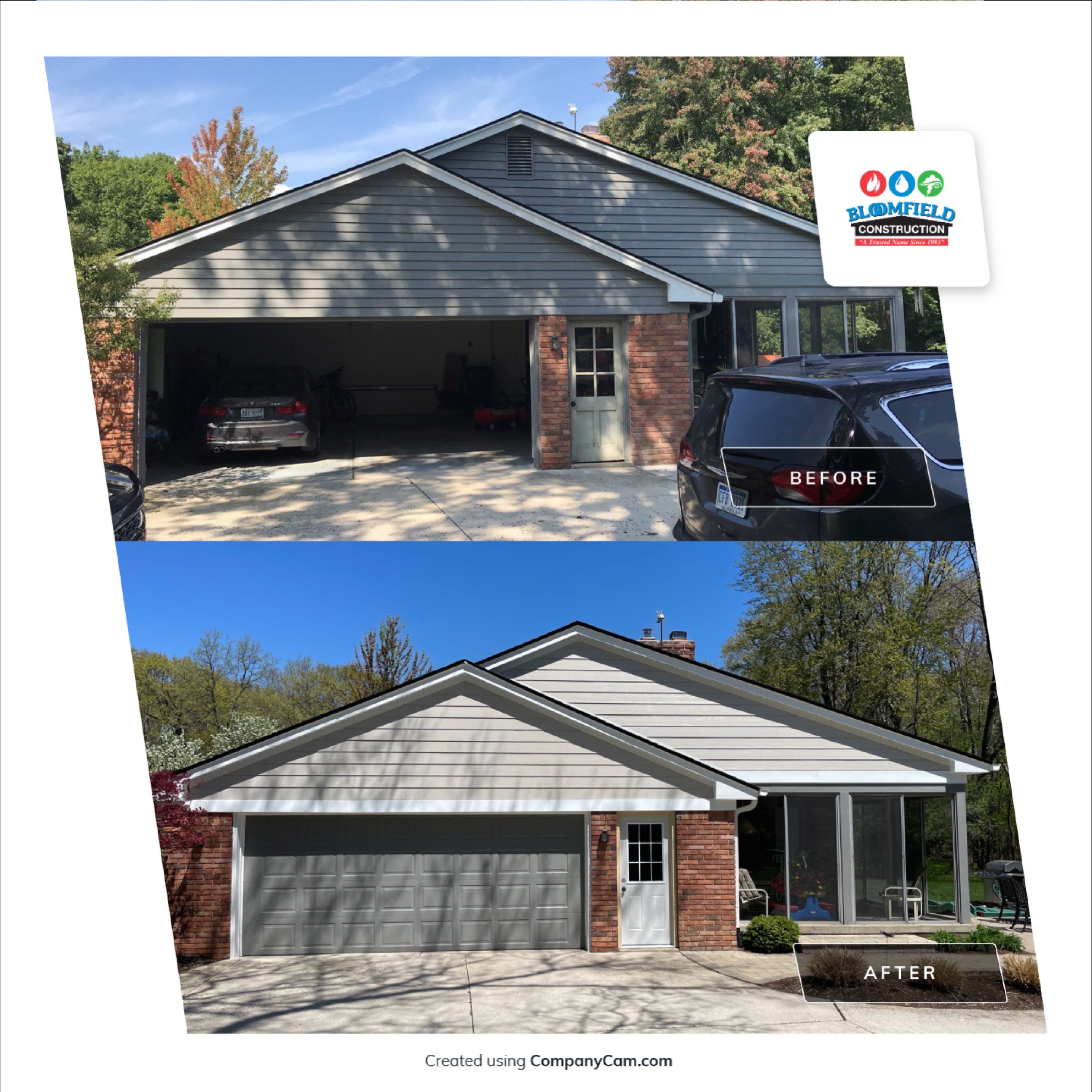 Siding and Roof Replacement  by Bloomfield Construction & Restoration
