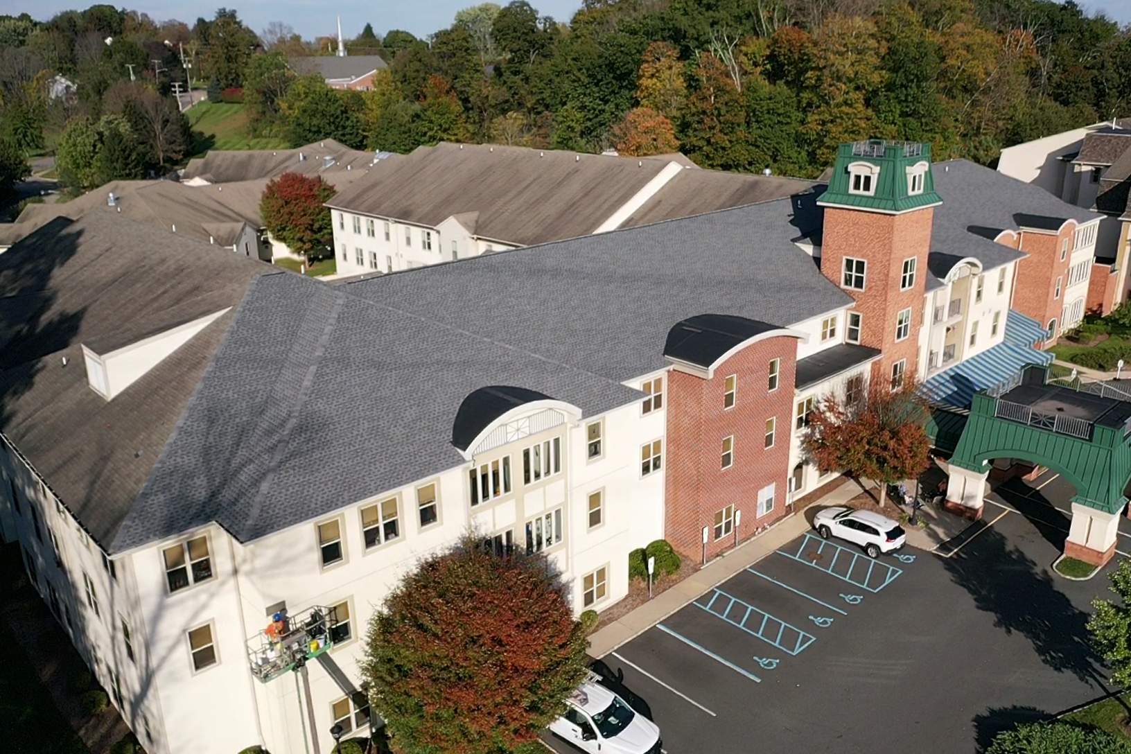 Commercial Roofing Installation using GAF Timberline  by All Site Roofing