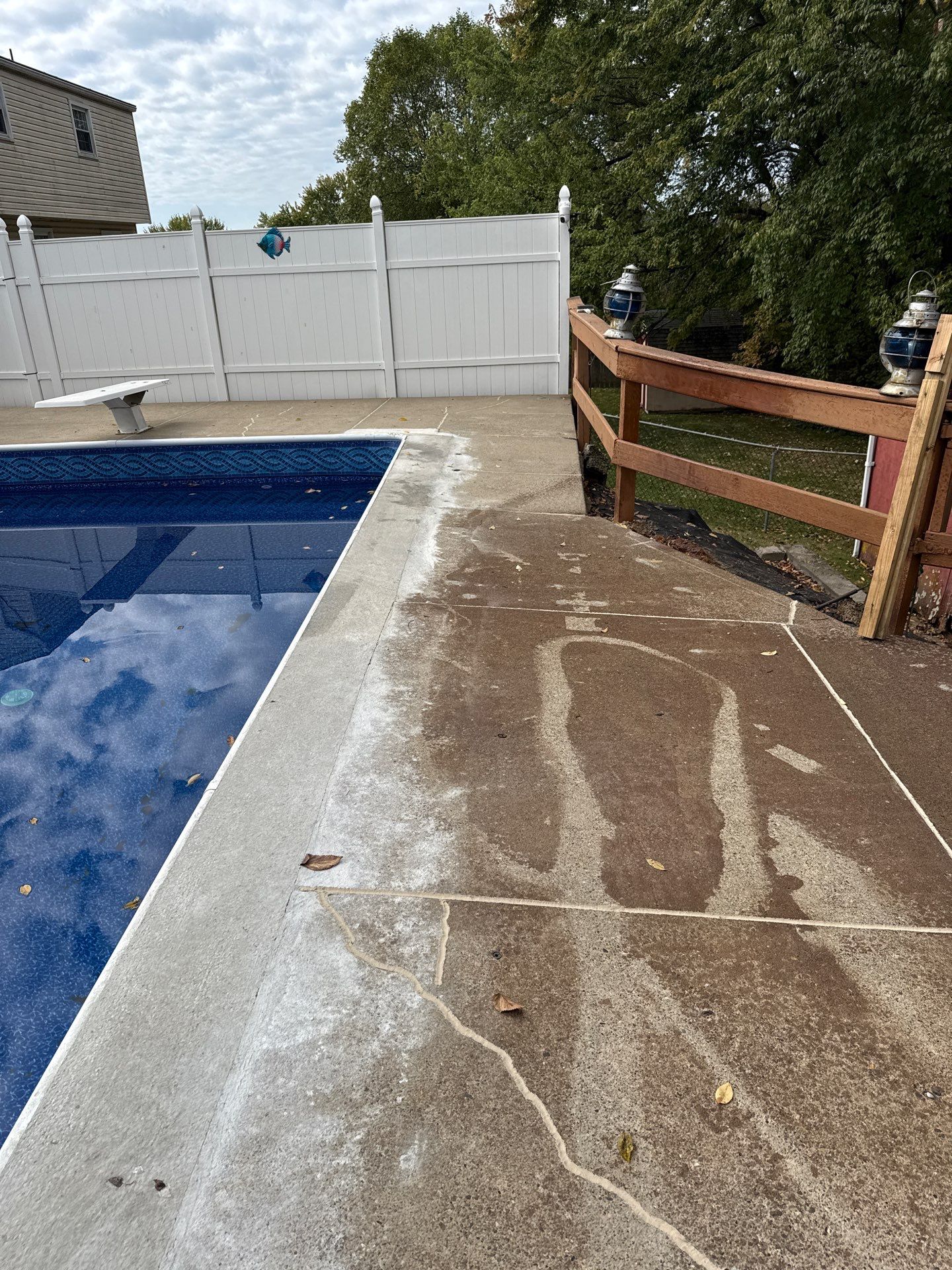 Davenport Pool Deck Project in McKees Rocks by Floors in a Day, Inc