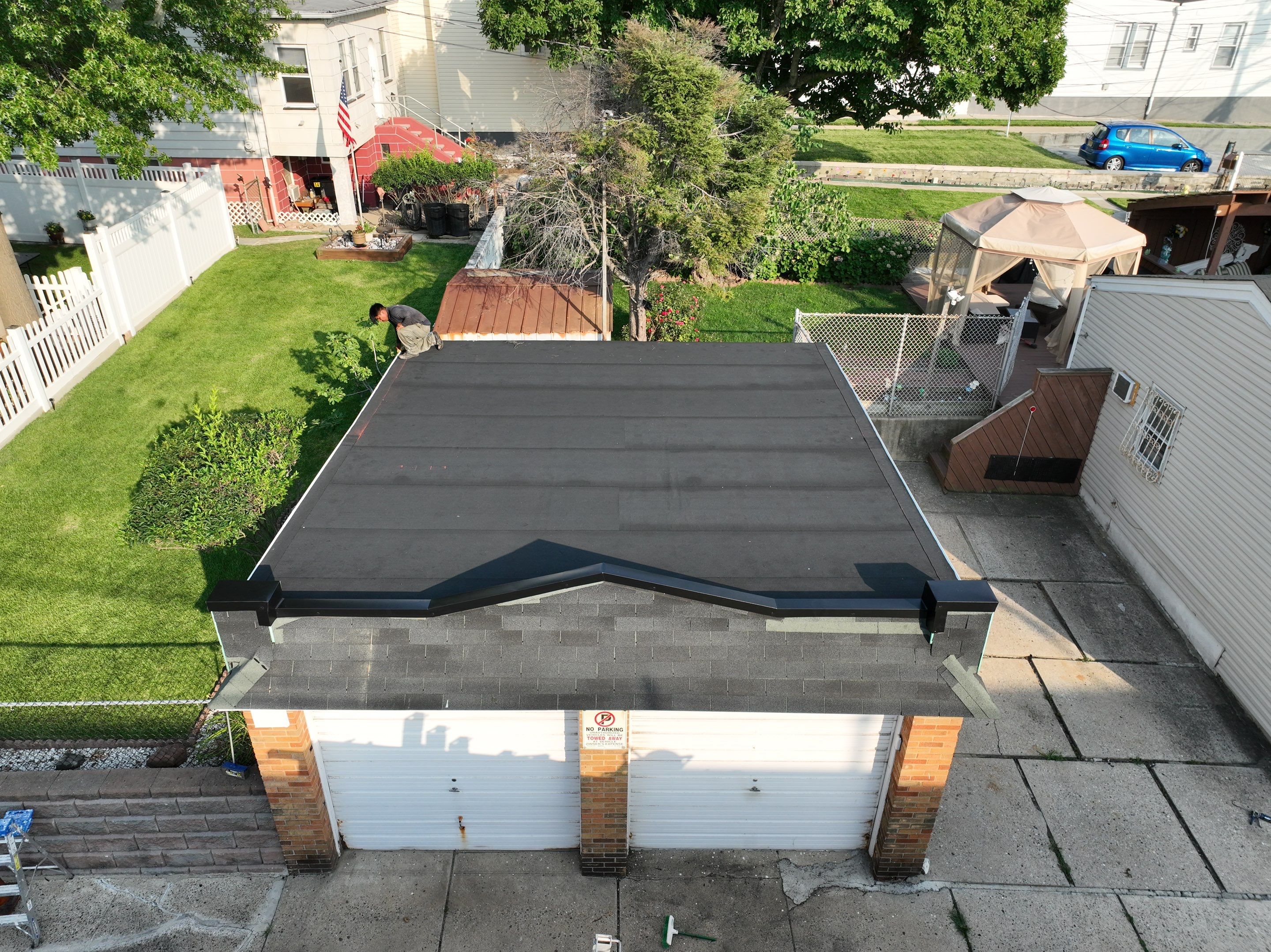 Flat Roof Membrane Installation and Decking Repair in North Bergen by REVIXPRO