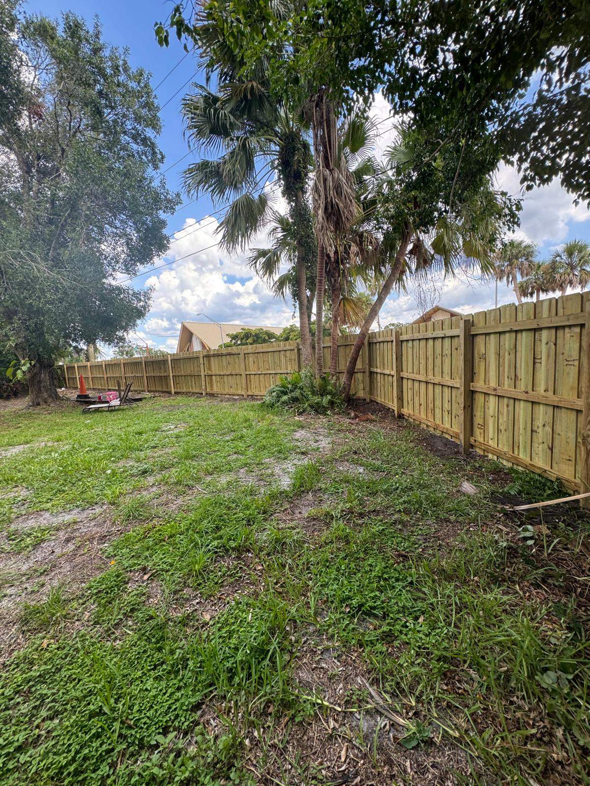 Pressure-Treated Wood Privacy Fence Installation in Sarasota by True Fence LLC
