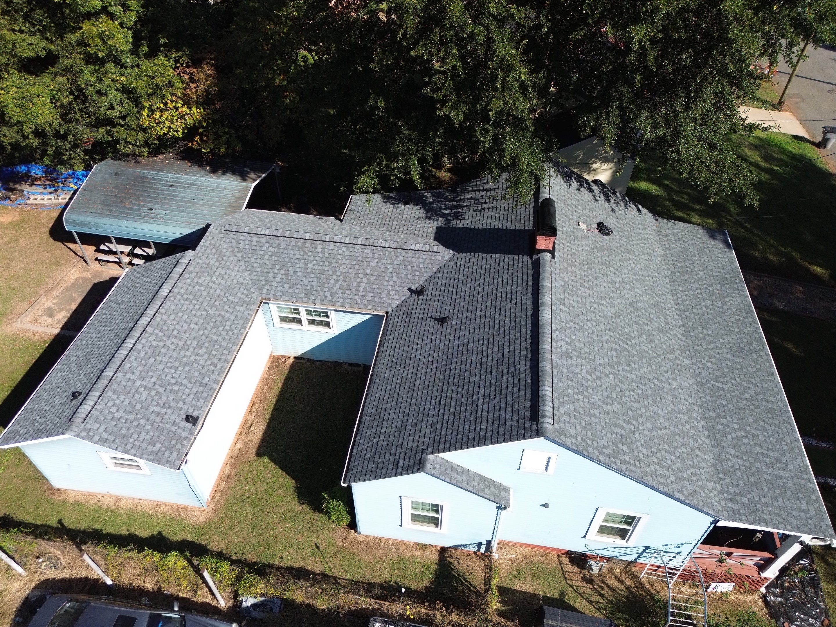 Roof replacement by hail and wind damage by Just Brilliant Restoration JBR