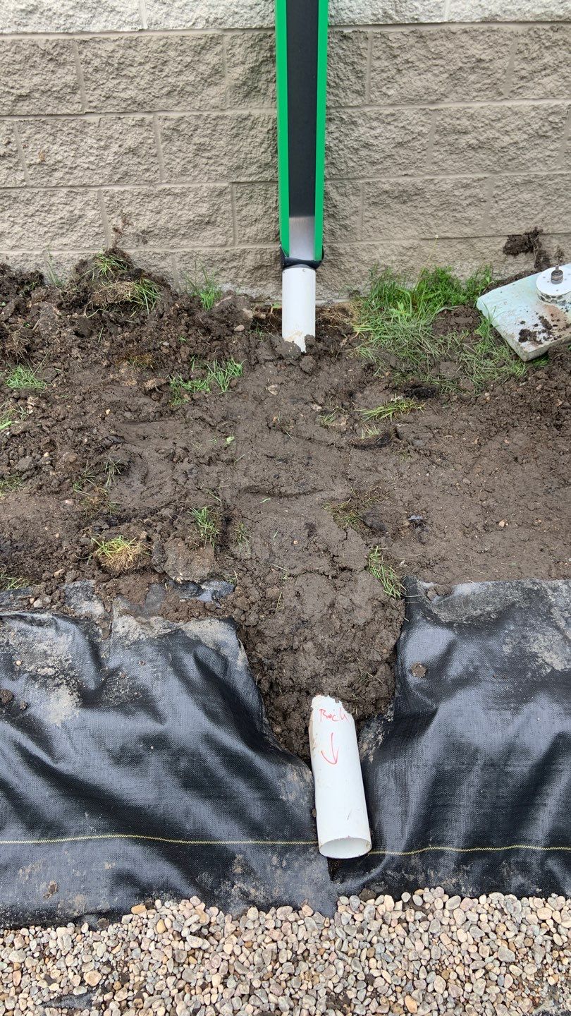 French Drain Installation – Fridley Dollar Tree by Waterproofing Northeast
