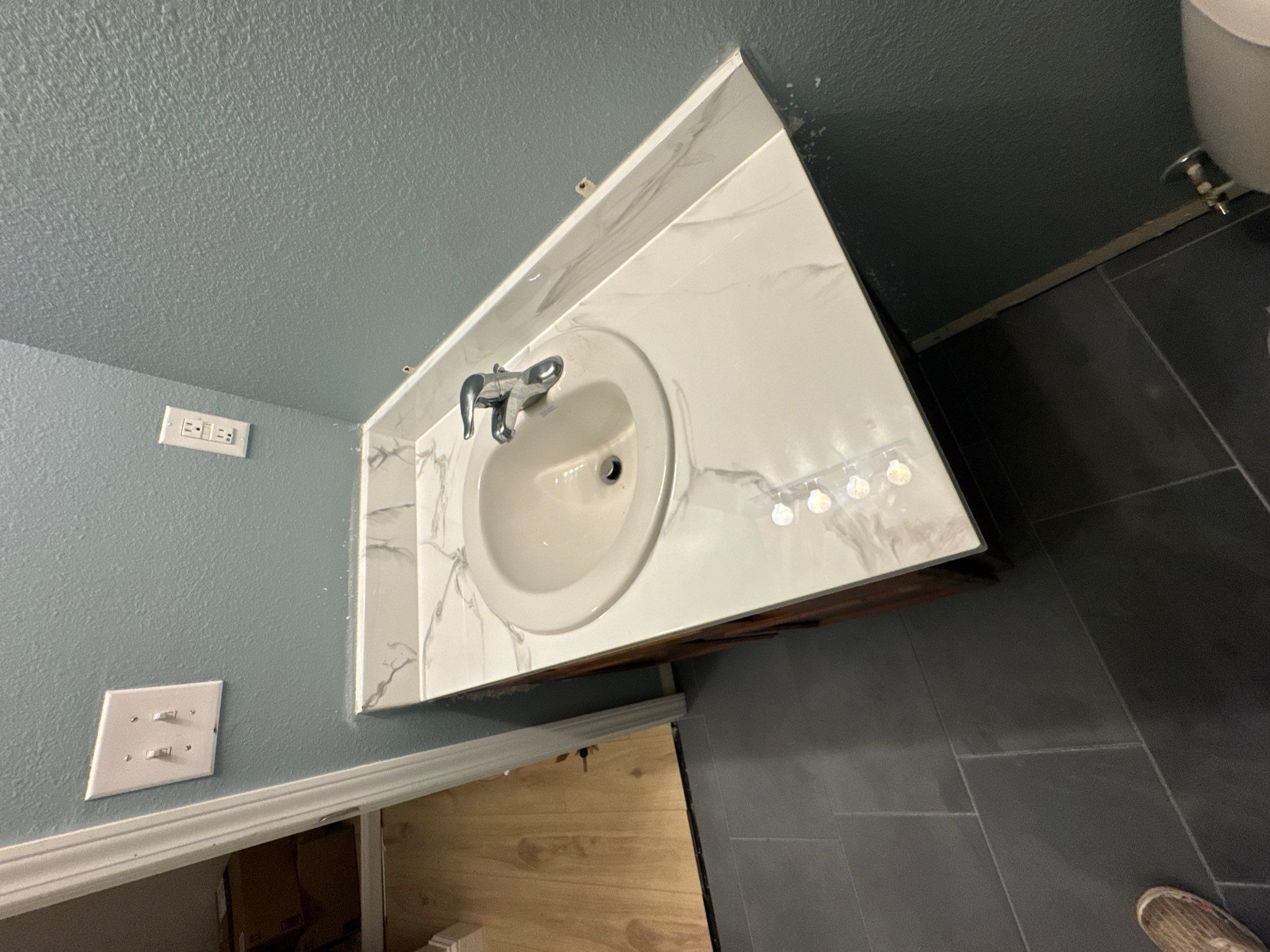 Tile Installation & Epoxy Countertop by Axtra Hand