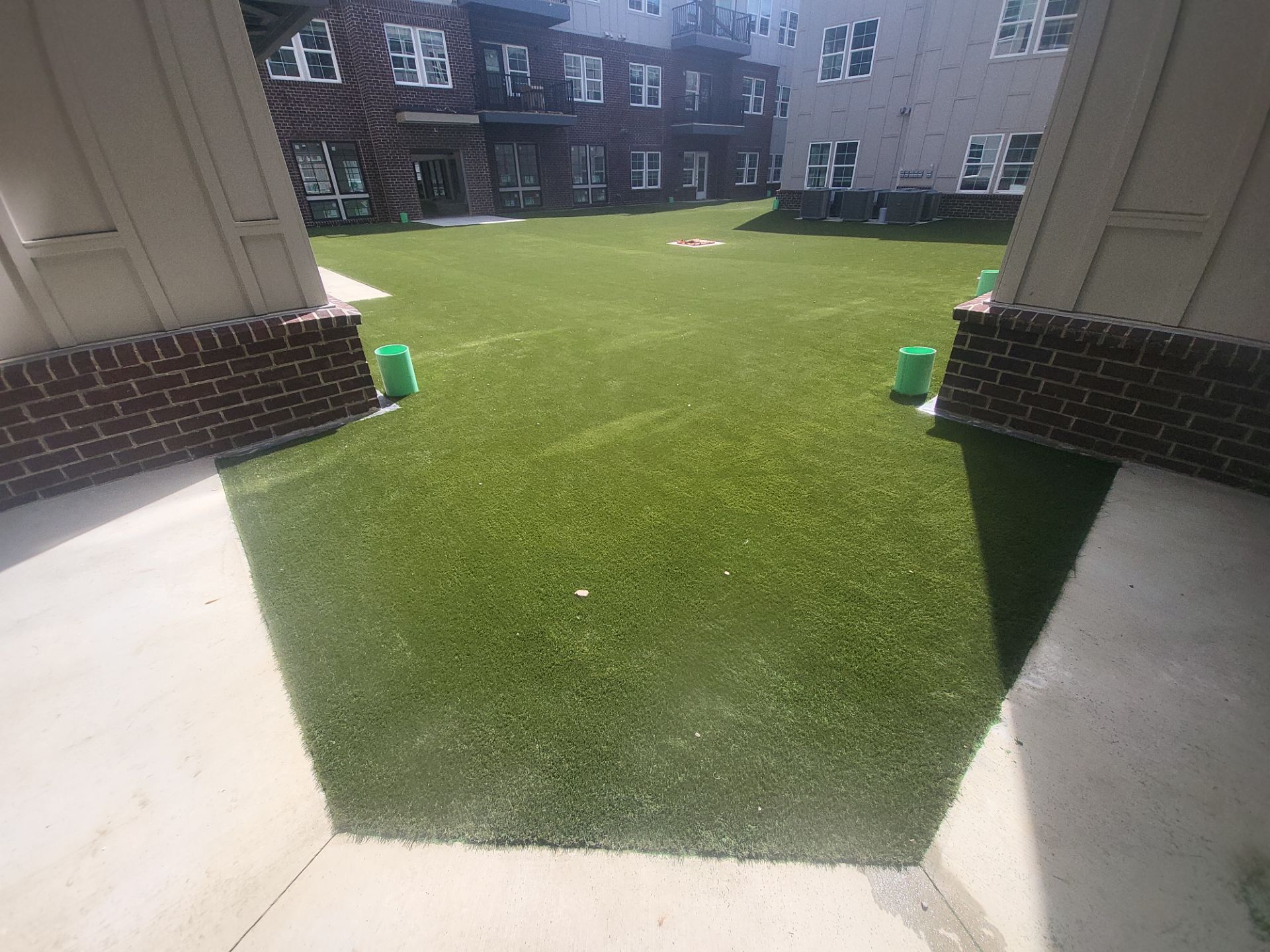 Multi-Family Courtyard Turf Installation by Southwest Greens Midwest