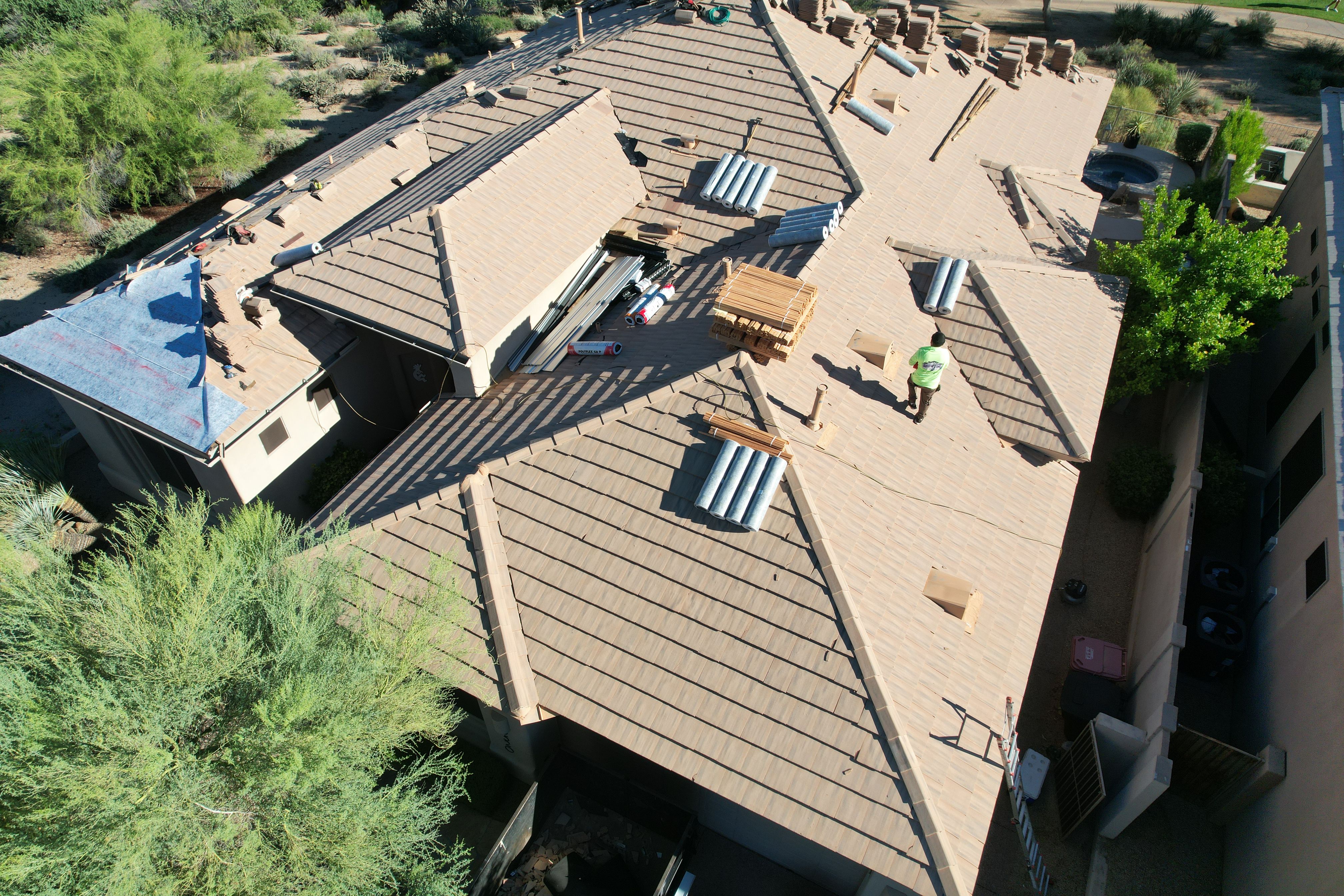 Project in Scottsdale, AZ by Showtime Roofing & Coatings LLC