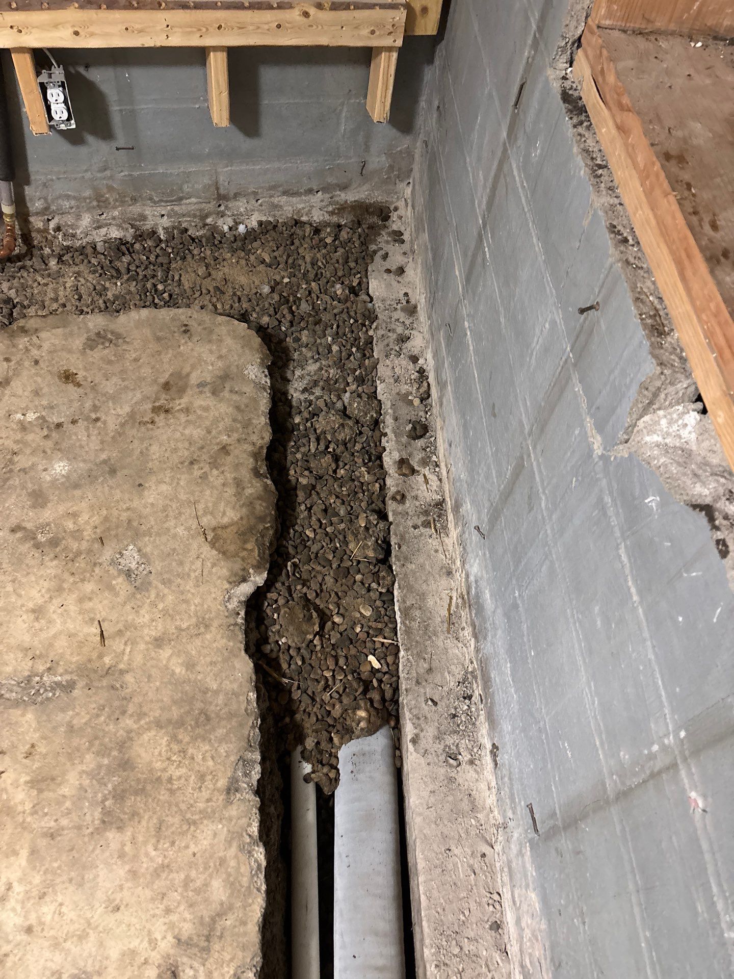 Subcontracted for a Whole-Home Remodel by Waterproofing Northeast