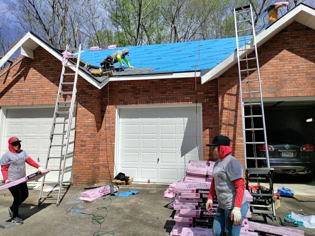Residential Roofing Installation using Owens Corning by Inspector Roofing and Restoration