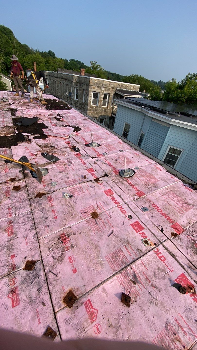 Residential Roofing Installation using EPDM/Rubber by Sensible Home Solutions
