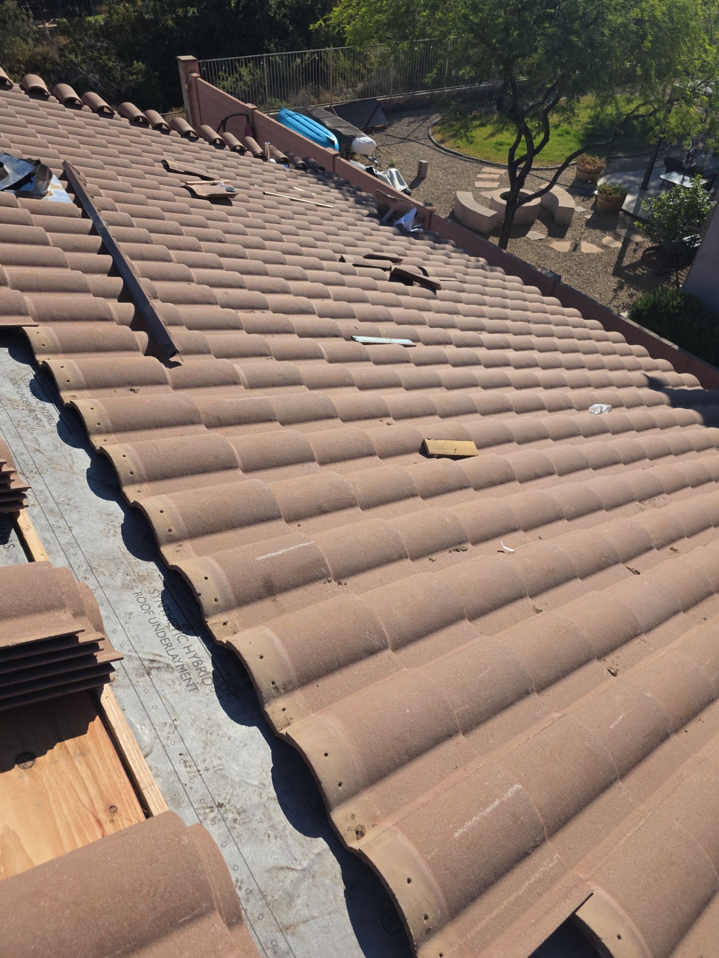 Tile Reset using Concrete Tiles in Gold Canyon by Weather-Tite Roofing