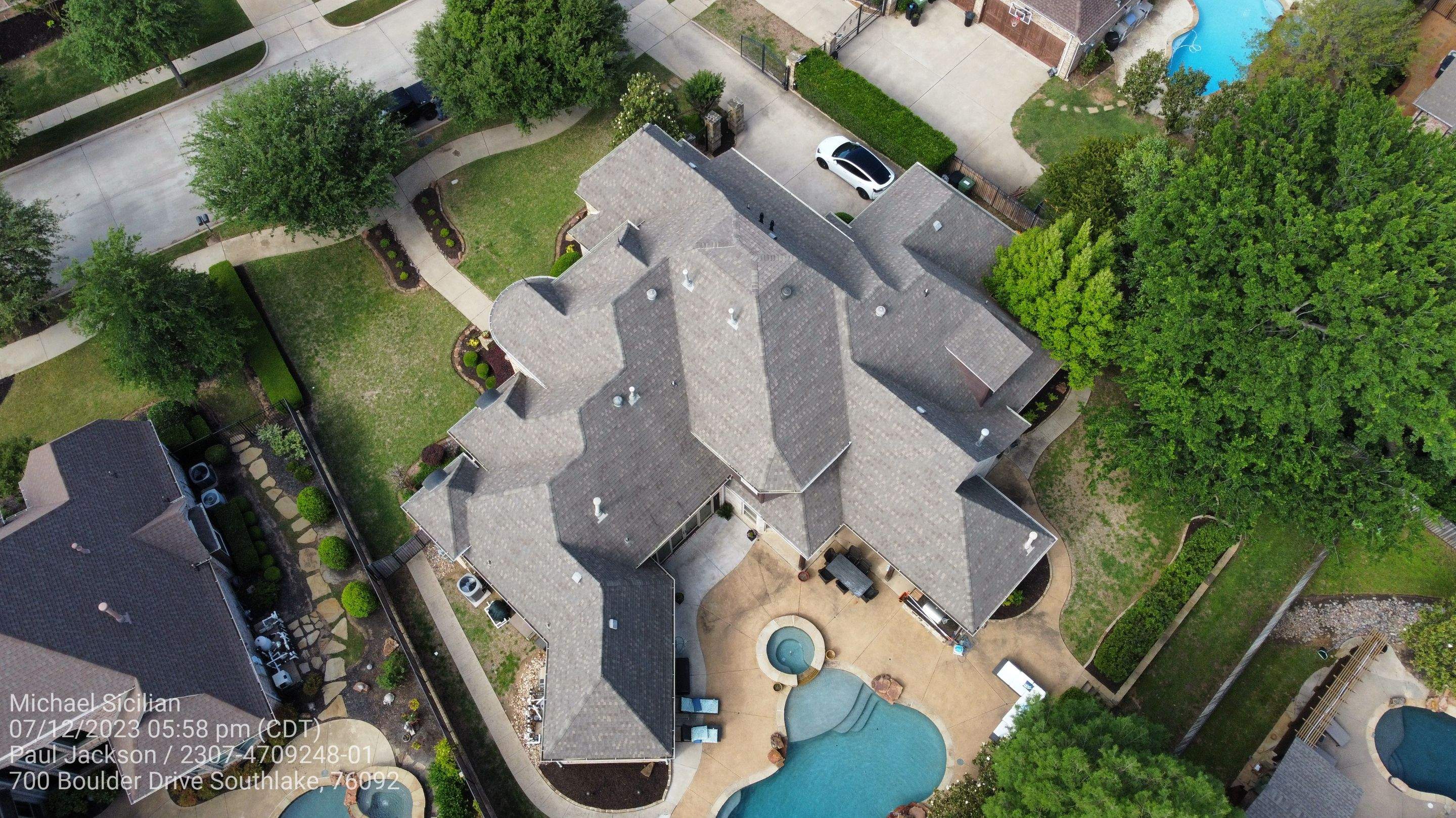Project in Southlake by Zeus Exteriors