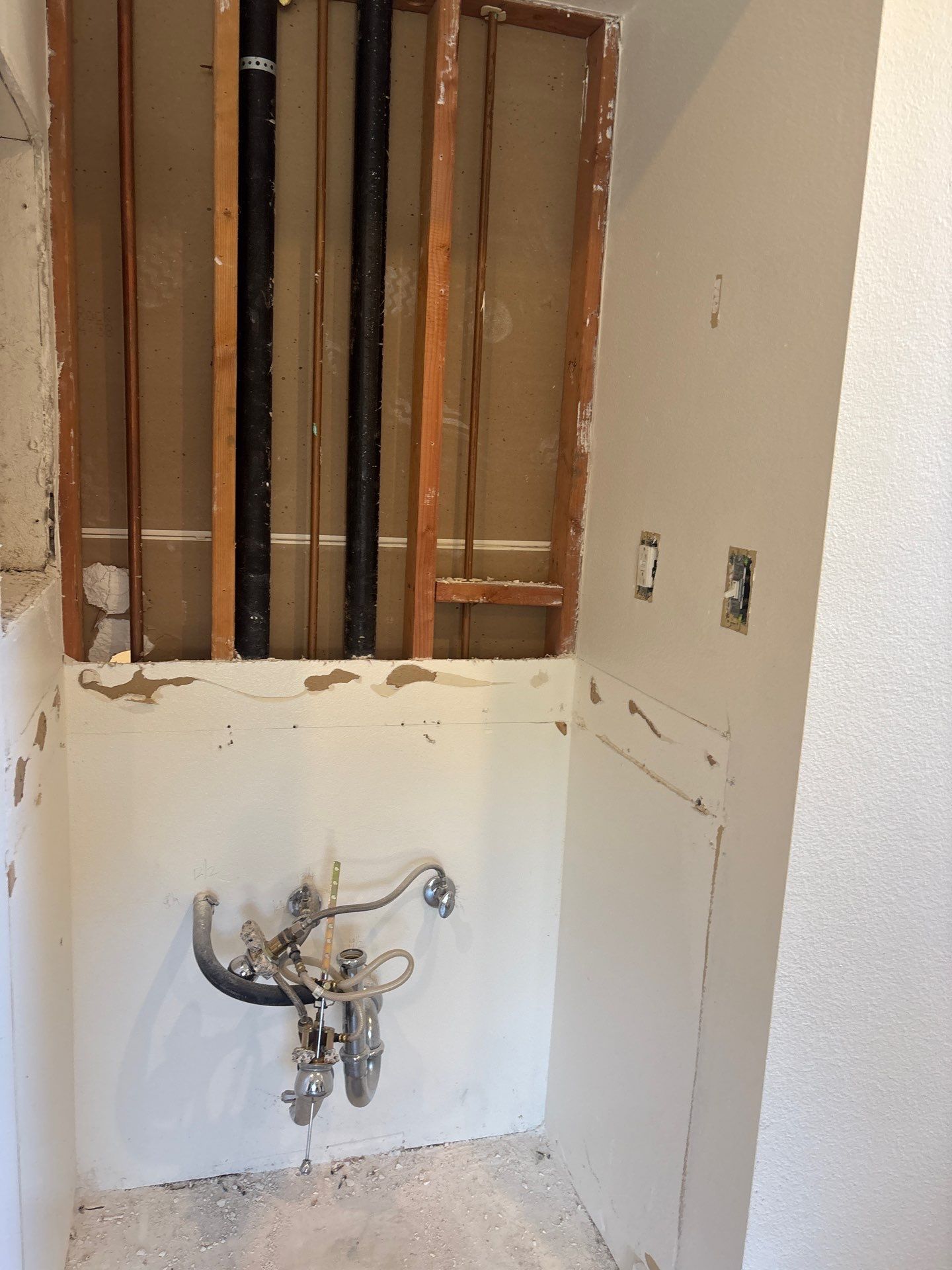 Scope of Plumbing Work at Location by Us Plumbing