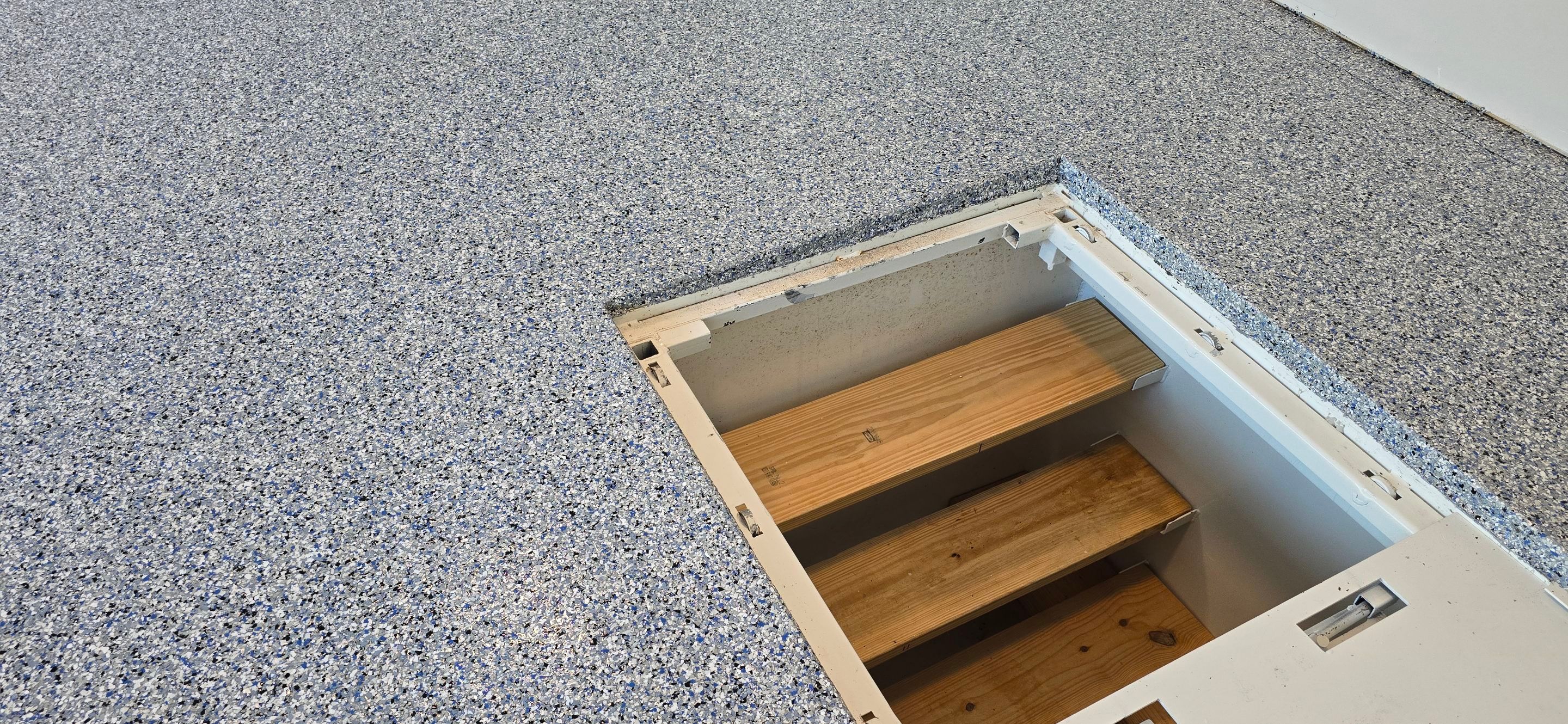 Garage using Comet by Elite Floor Solutions