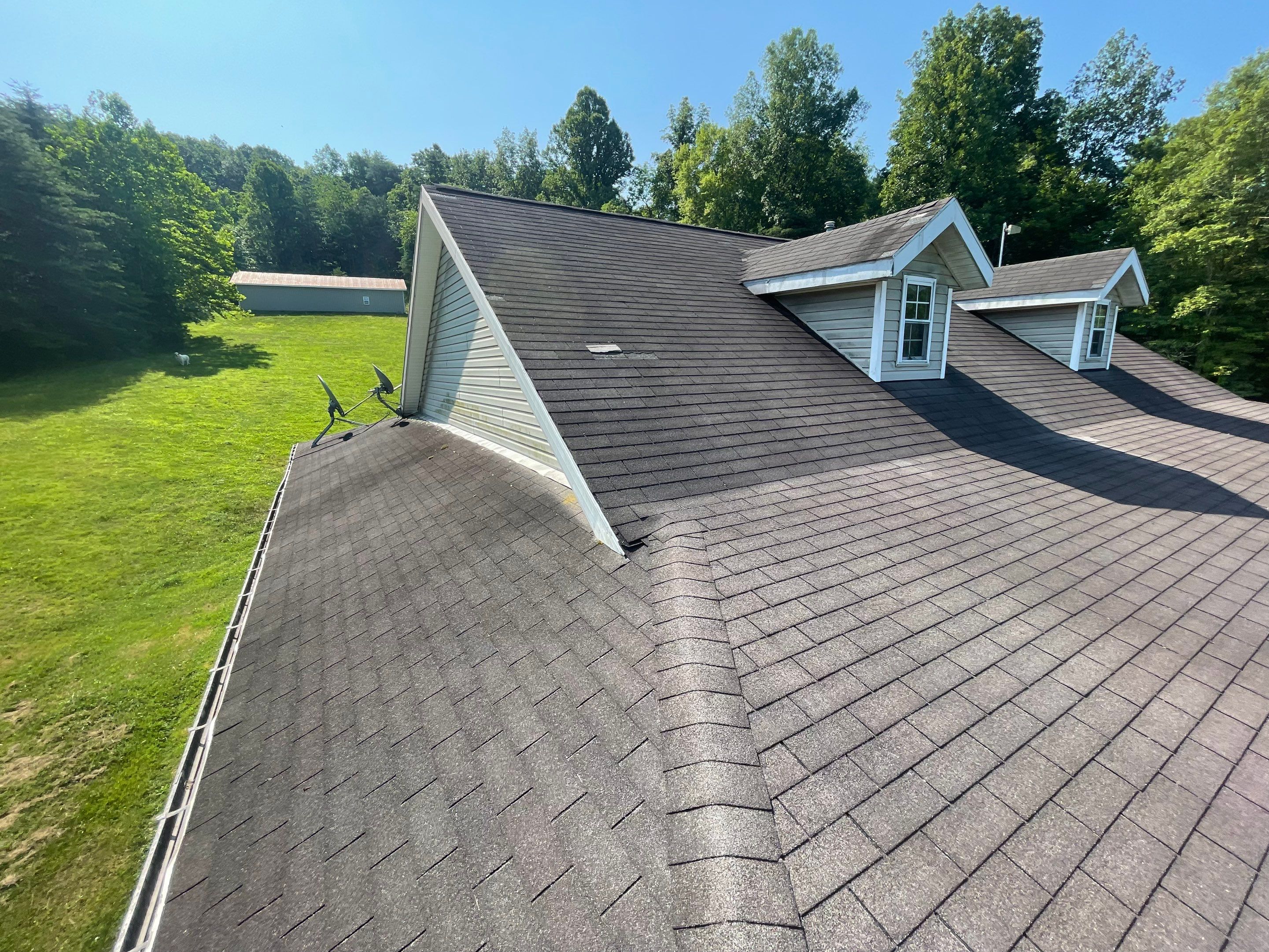 Residential Roofing Installation using GAF Timberline HDZ by Rainstoppers Roofing
