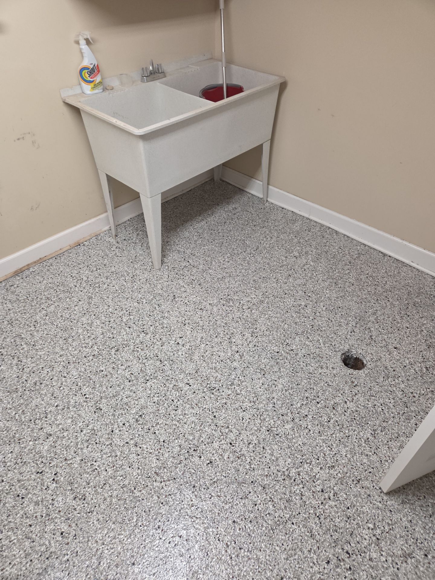 Coyote Basement Floor Coating by Level 10 Coatings