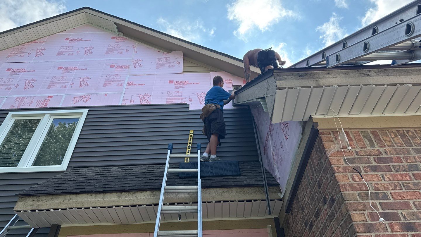 Siding Replacement using Alside Odyssey D4" Flagship Brown by 180 Contractors