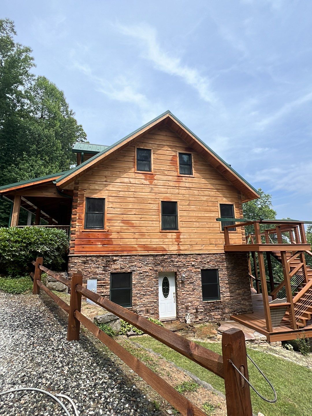 Cabin using Wood Sealant by DuraSeal