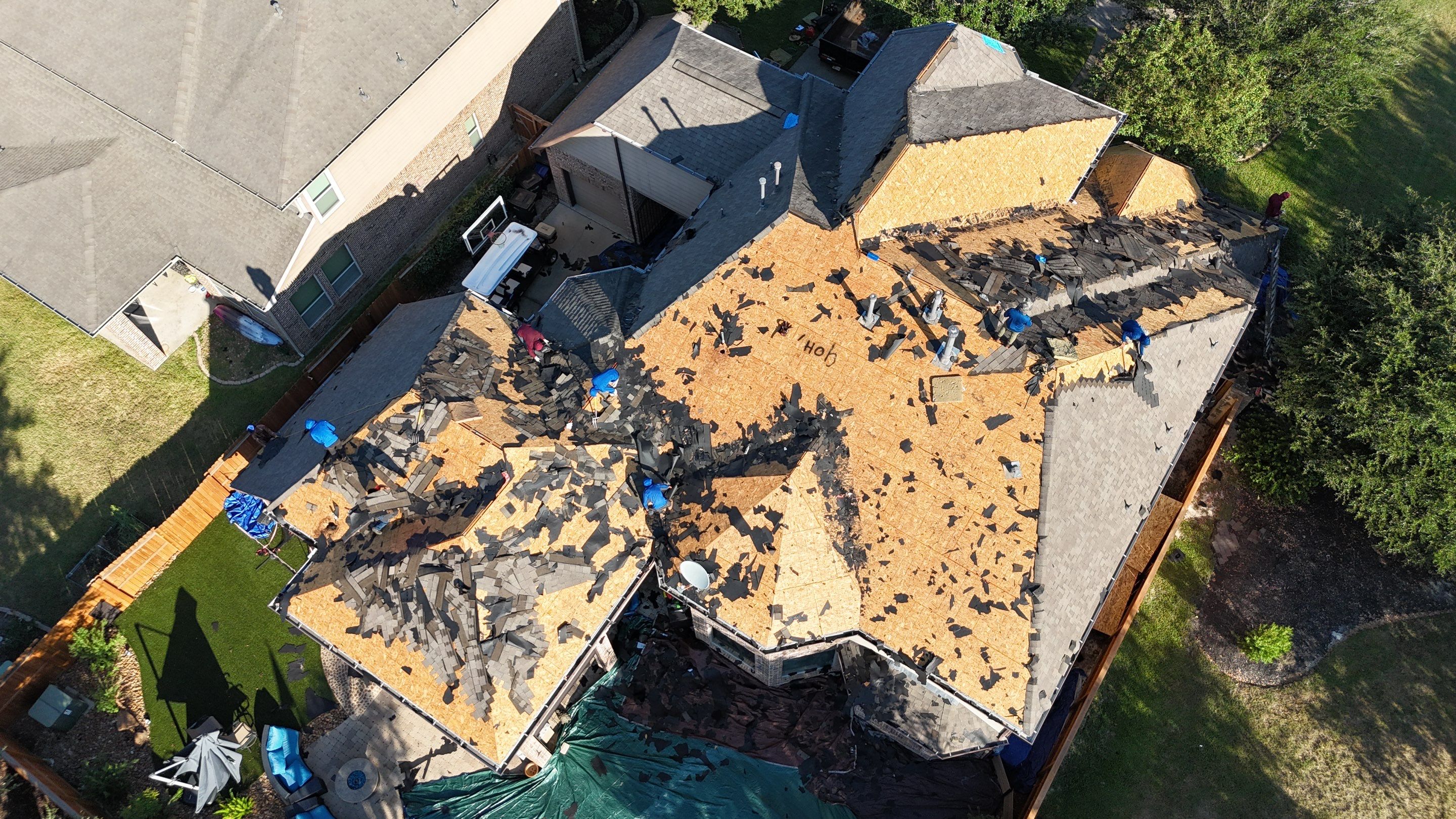 Residential Roofing Installation using IKO Dynasty by Core Four Roofing